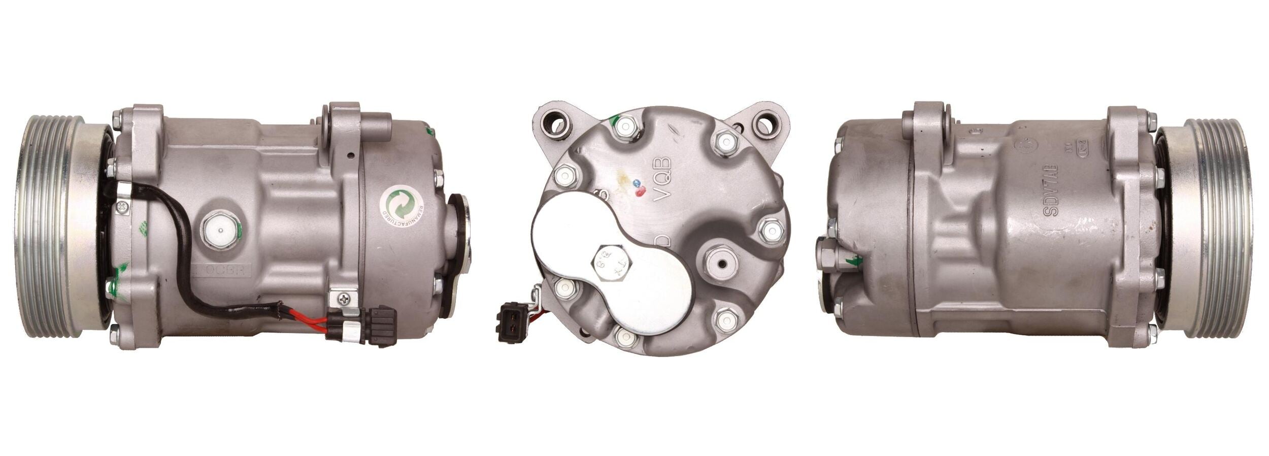 4DI072 Compressore aria condizionata (compressore A/C) Per AUDI VW SEAT SKODA CUPRA VAG Rigenerato