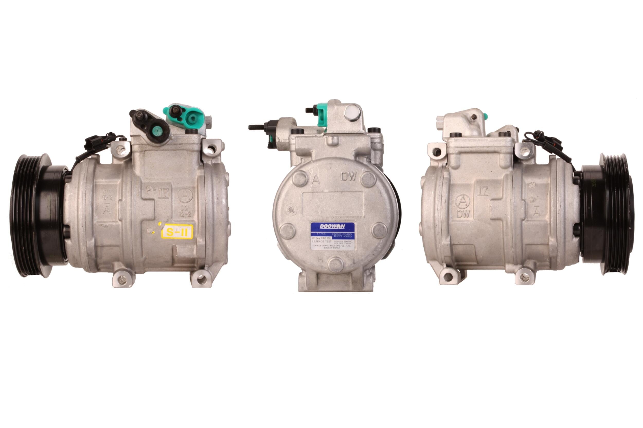 4DI324 Compressore aria condizionata (compressore A/C) Per HYUNDAI KIA Rigenerato