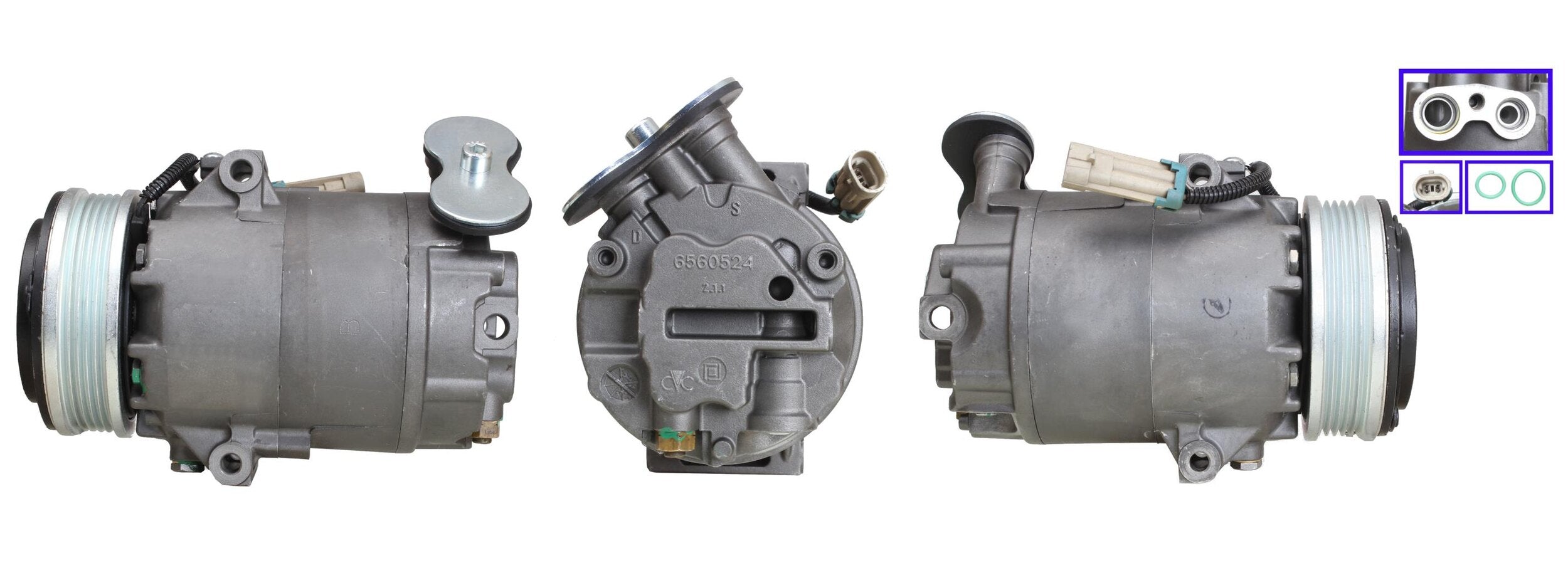 1DI147 Compressore aria condizionata (compressore A/C) Per OPEL Rigenerato