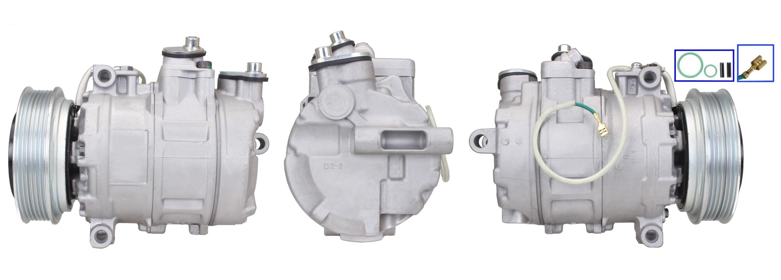 4DI760 Compressore aria condizionata (compressore A/C) Per PORSCHE Rigenerato