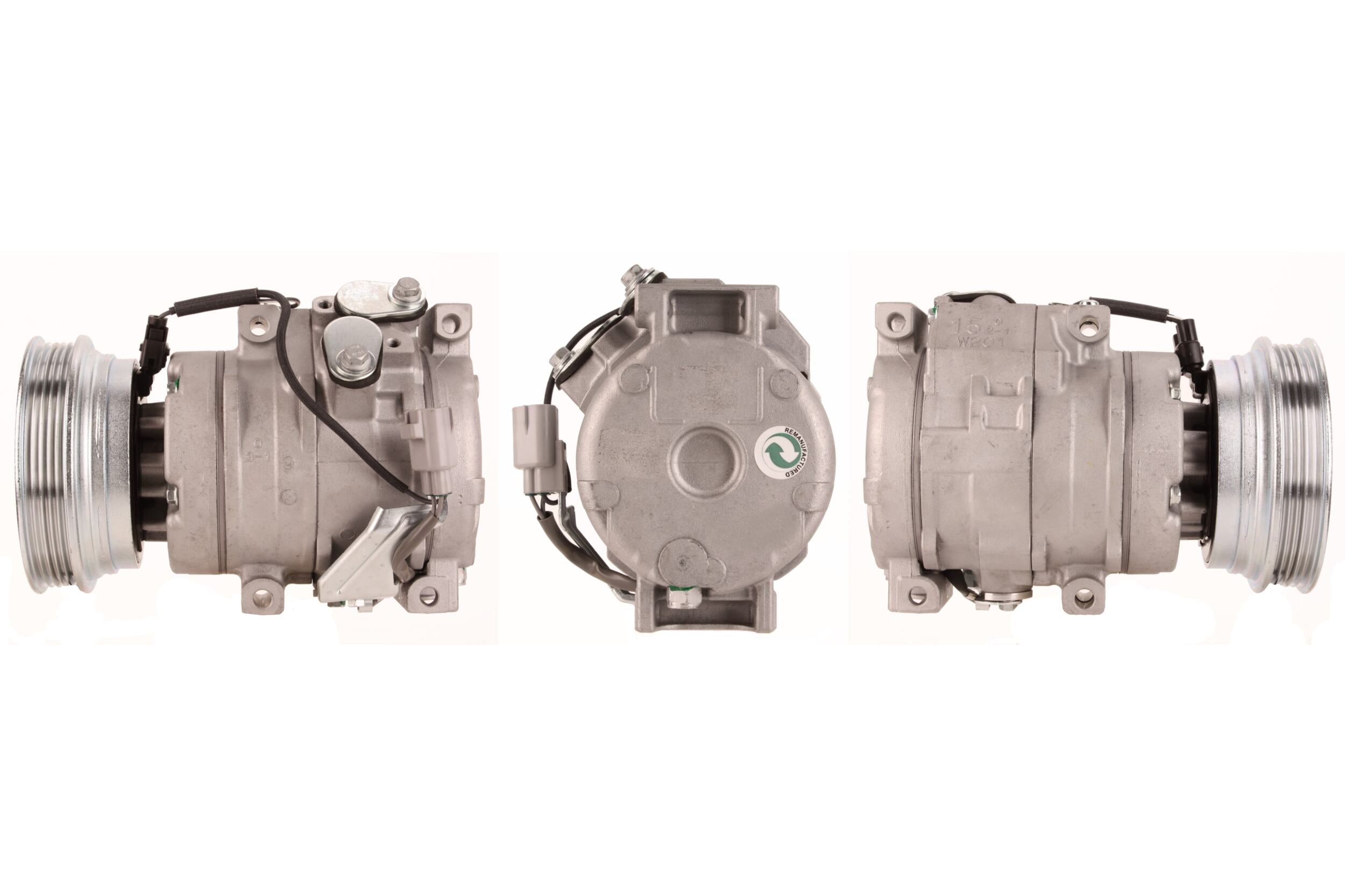 1DI042 Compressore aria condizionata (compressore A/C) Per TOYOTA Rigenerato