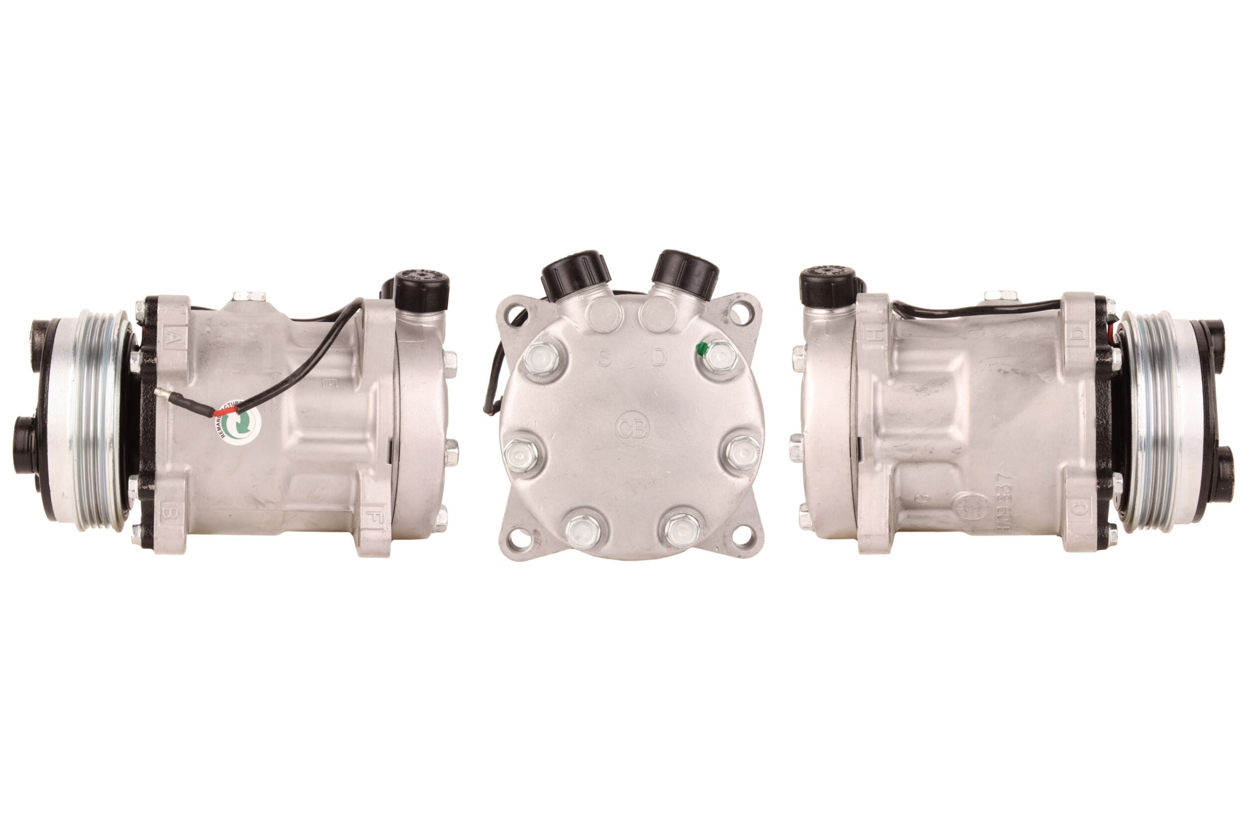 4DI001N Compressore aria condizionata (compressore A/C) Per RENAULT Nuovo