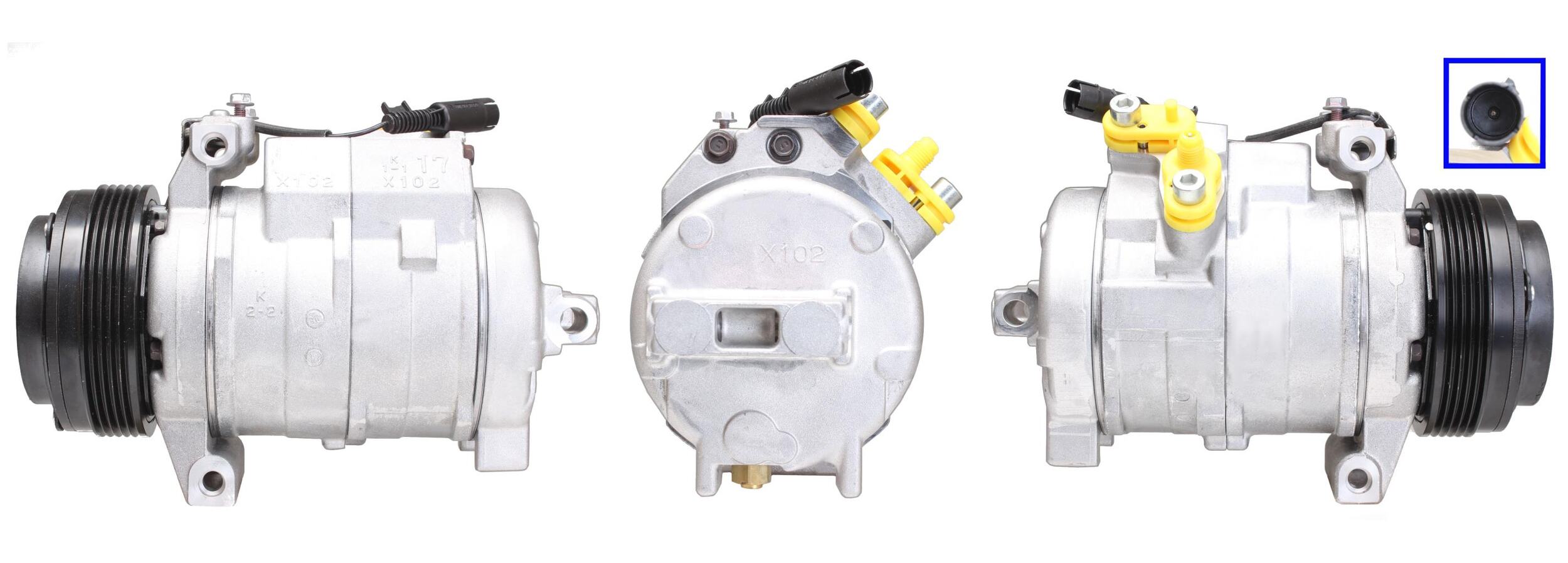 1DI049 Compressore aria condizionata (compressore A/C) Per BMW Rigenerato