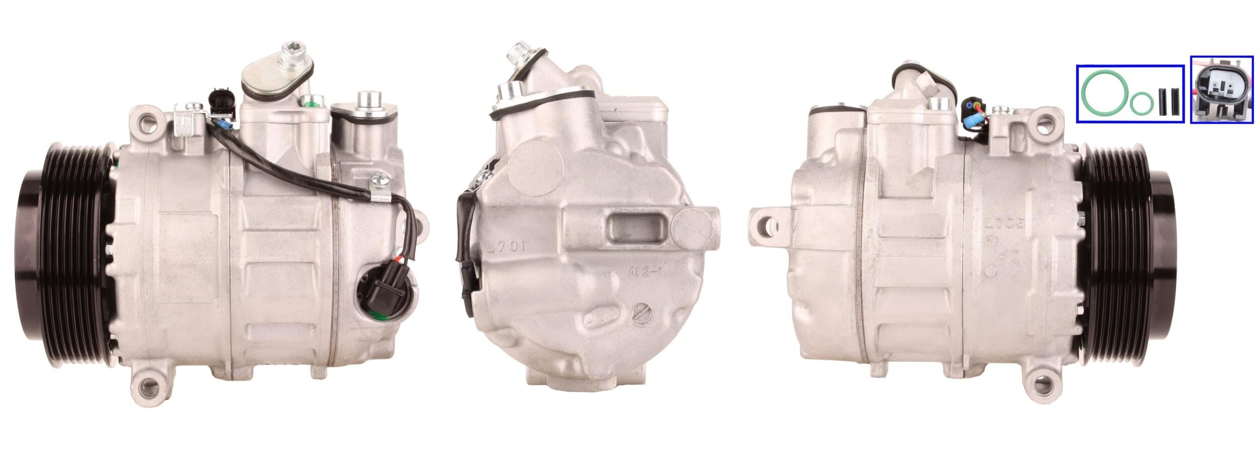 DI912N Compressore aria condizionata (compressore A/C) Per MERCEDES Nuovo