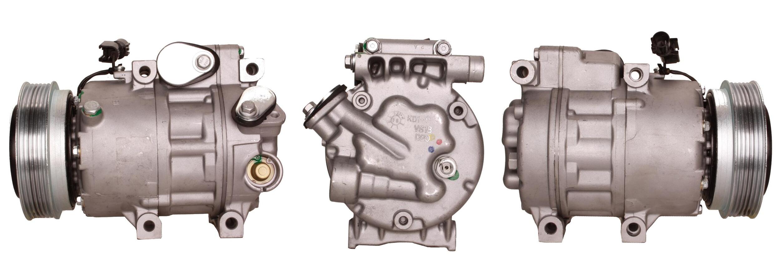 1DI076 Compressore aria condizionata (compressore A/C) Per HYUNDAI Rigenerato