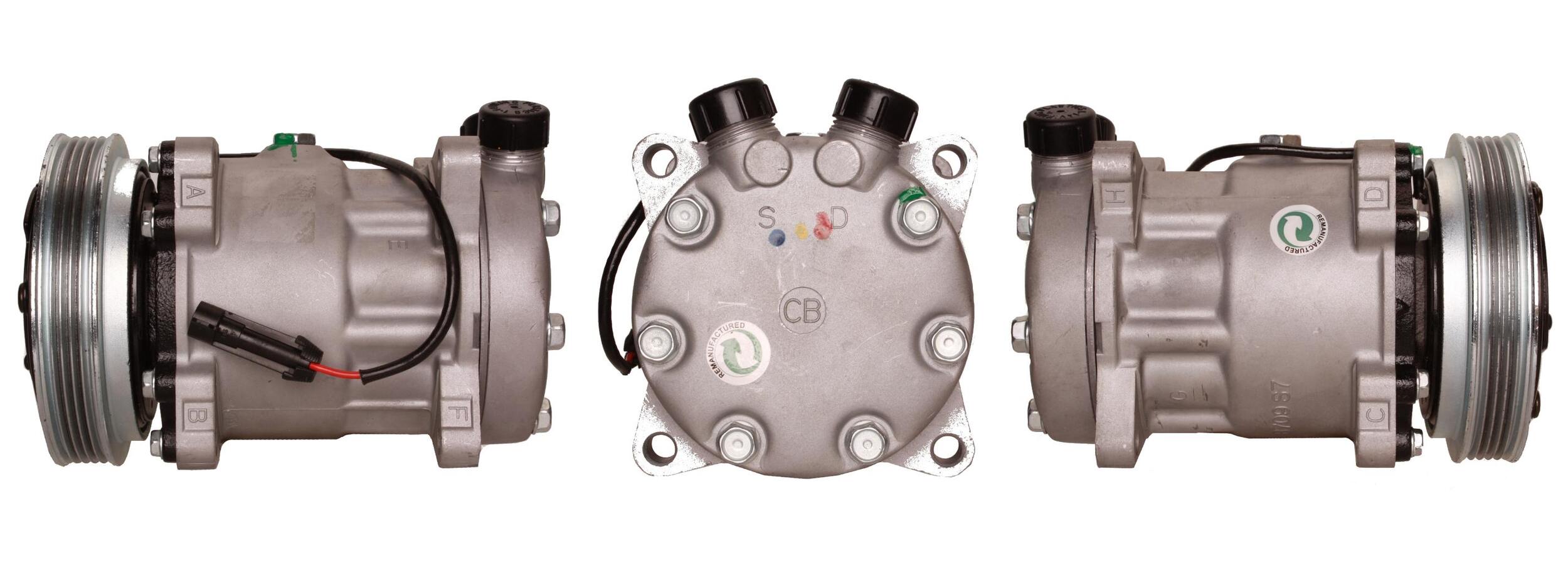 4DI177 Compressore aria condizionata (compressore A/C) Per FIAT ALFA ROMEO LANCIA Rigenerato