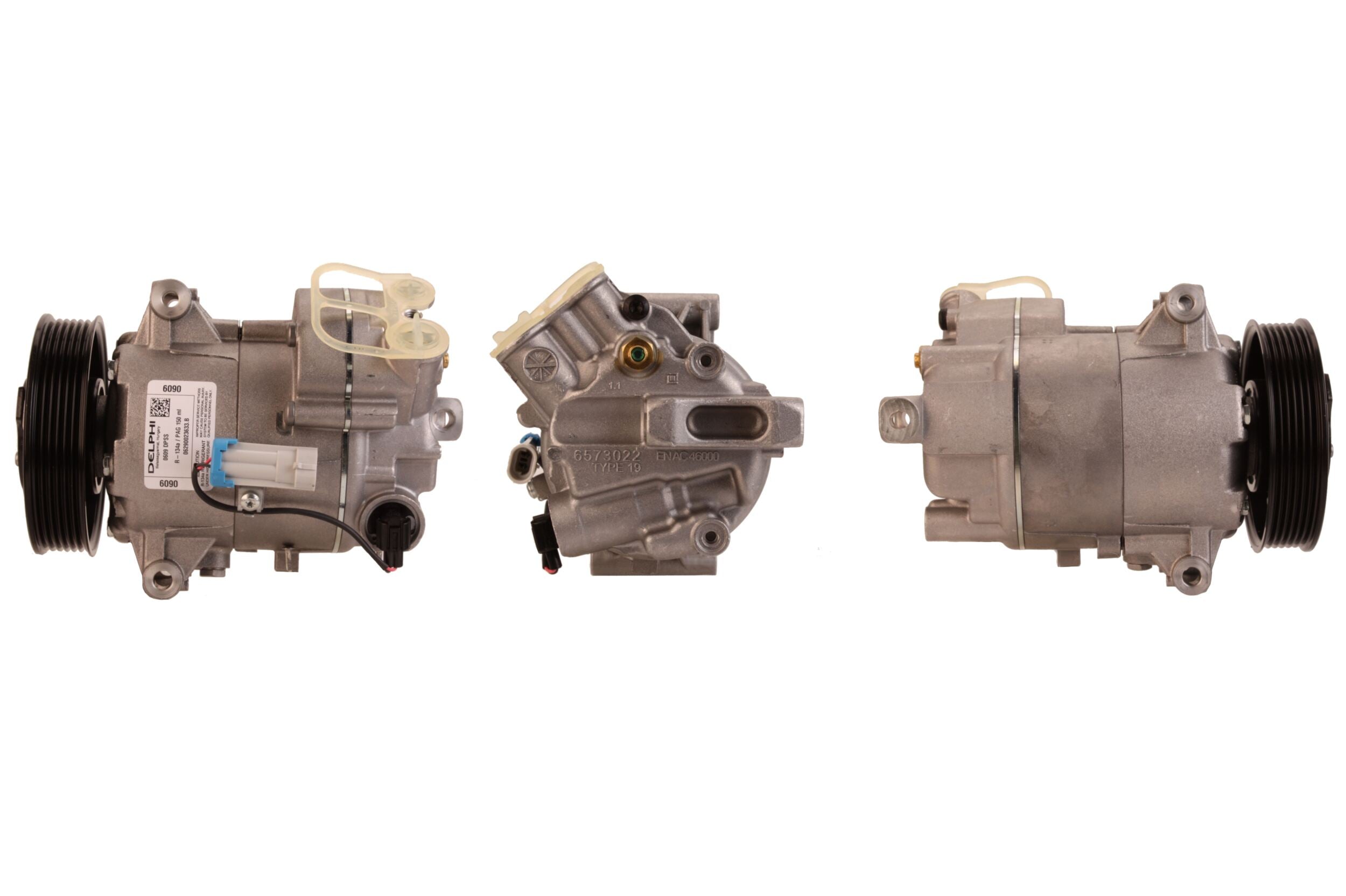4DI686 Compressore aria condizionata (compressore A/C) Per OPEL Rigenerato