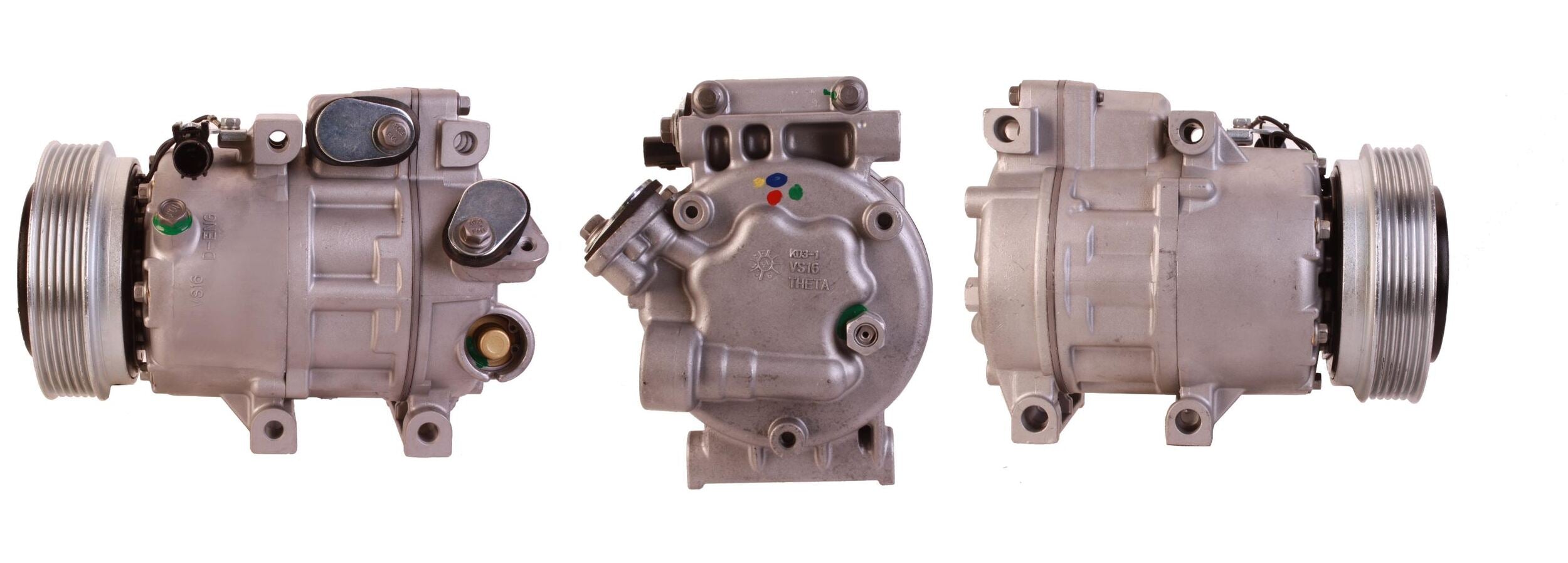 4DI331 Compressore aria condizionata (compressore A/C) Per HYUNDAI KIA Rigenerato