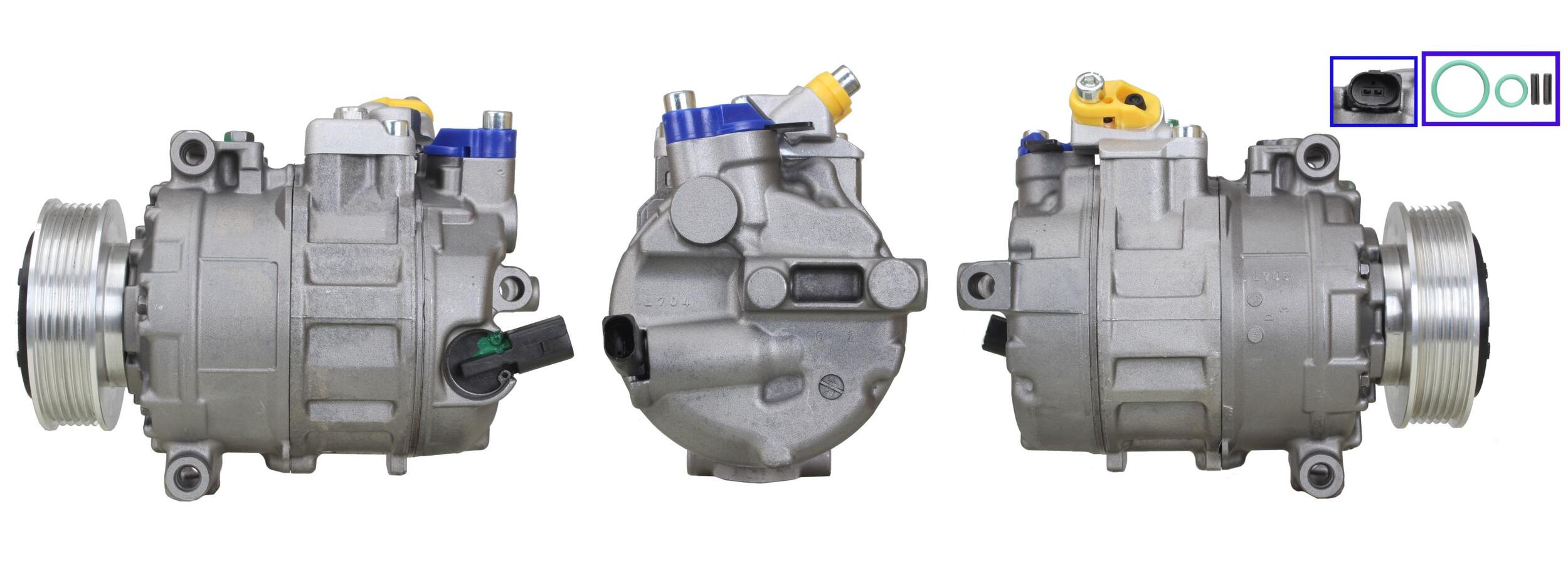 DI813 Compressore aria condizionata (compressore A/C) Per AUDI VW SEAT SKODA CUPRA VAG Rigenerato