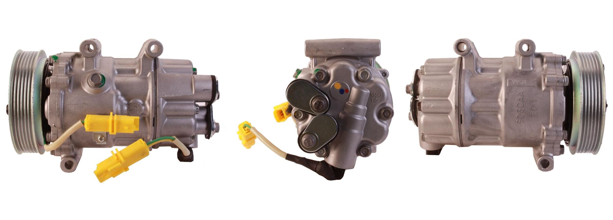 4DI742 Compressore aria condizionata (compressore A/C) Per PEUGEOT CITROEN Rigenerato