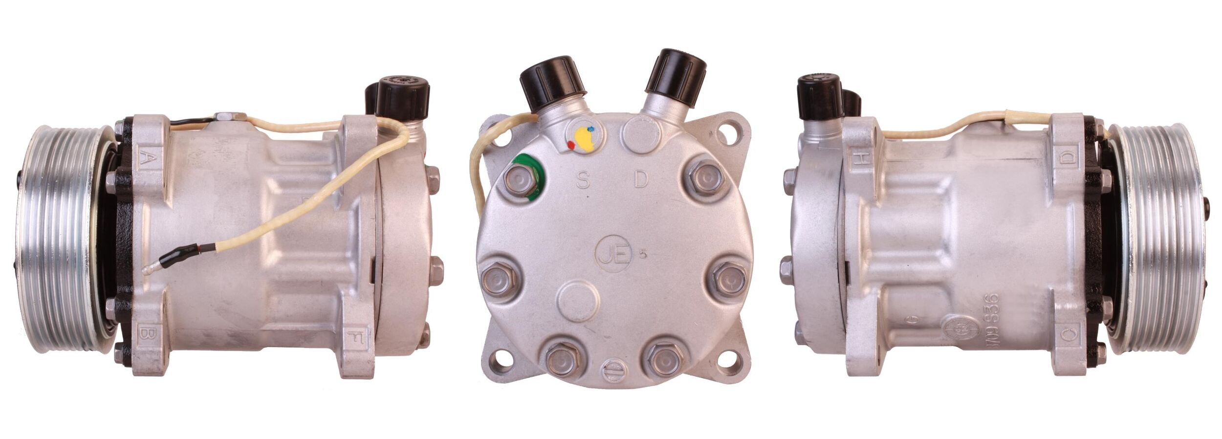 4DI588 Compressore aria condizionata (compressore A/C) Per NEW HOLLAND Rigenerato