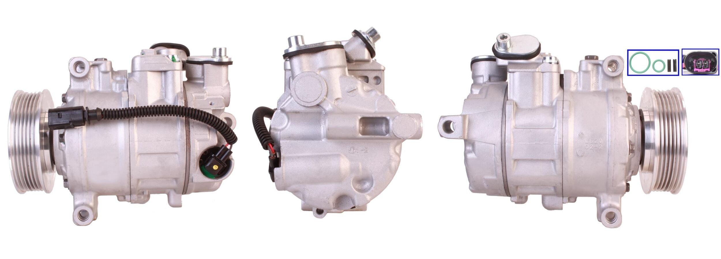 4DI094 Compressore aria condizionata (compressore A/C) Per AUDI VW SEAT SKODA CUPRA VAG Rigenerato