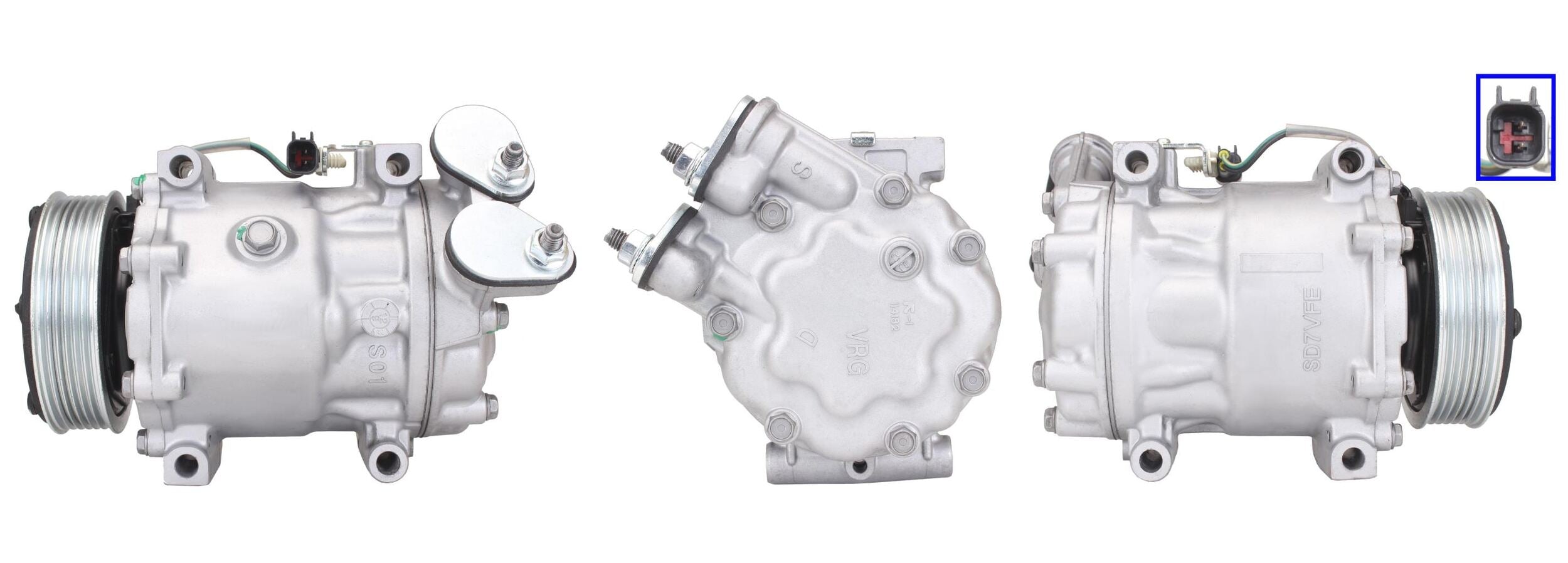 4DI906 ΣΥΜΠΙΕΣΤΗΣ ΚΛΙΜΑΤΙΣΜΟΥ (ΚΟΜΠΡΕΣΕΡ A/C) ΓΙΑ VOLVO ΑΝΑΚΑΤΑΣΚΕΥΑΣΜΕΝΟΣ