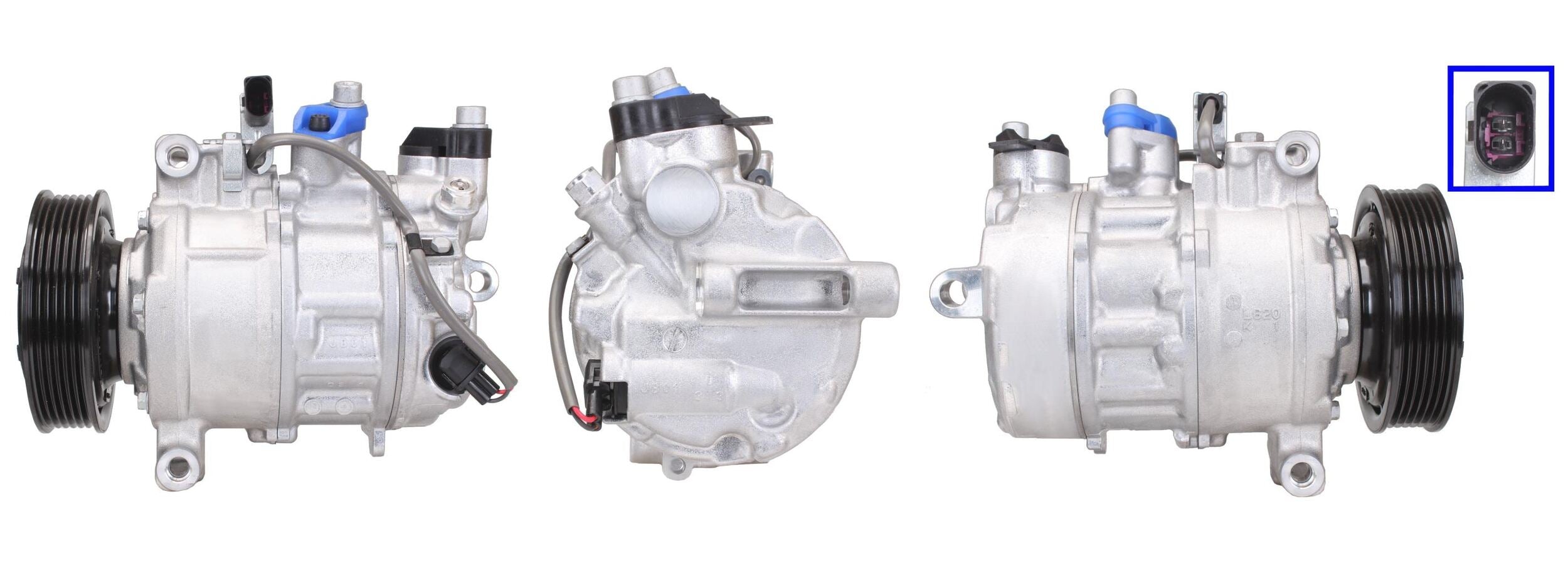 4DI766 Compressore aria condizionata (compressore A/C) Per PORSCHE Rigenerato