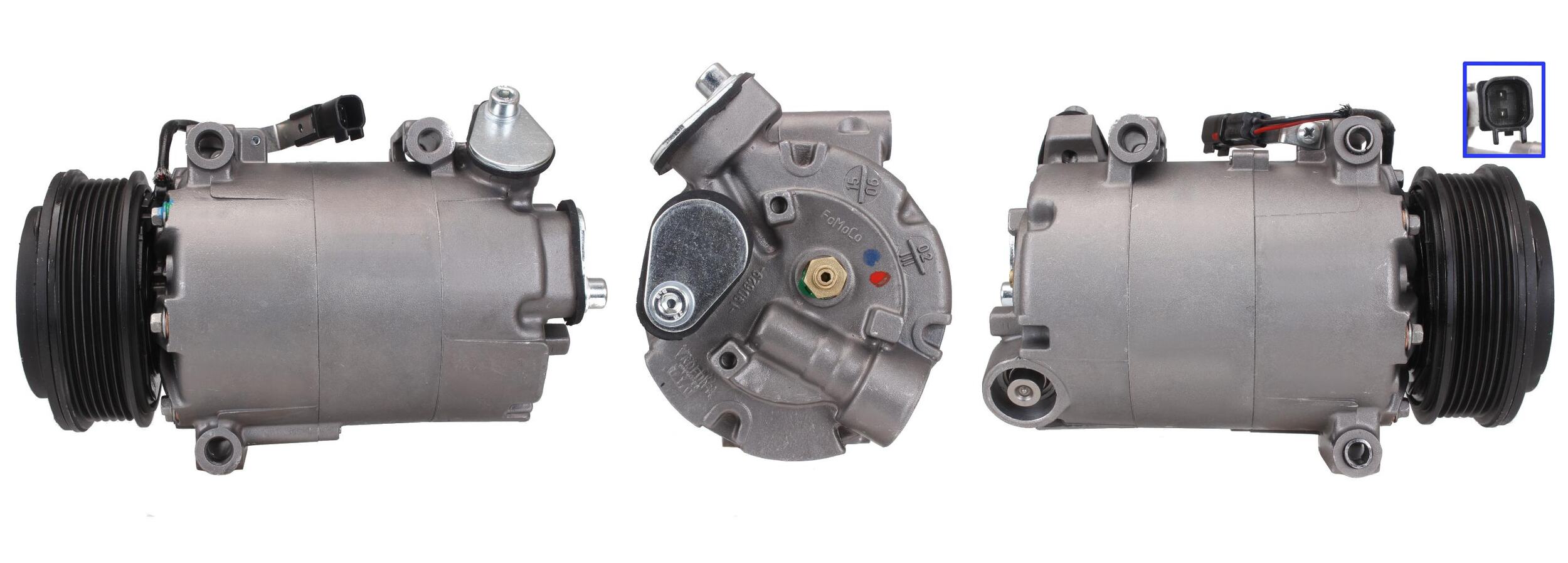 4DI240 ΣΥΜΠΙΕΣΤΗΣ ΚΛΙΜΑΤΙΣΜΟΥ (ΚΟΜΠΡΕΣΕΡ A/C) ΓΙΑ FORD ΑΝΑΚΑΤΑΣΚΕΥΑΣΜΕΝΟΣ