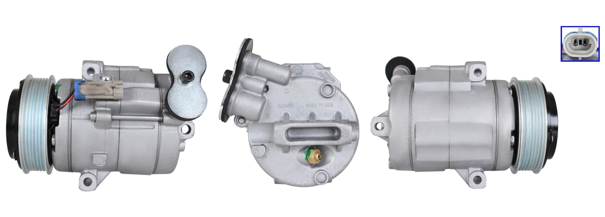 4DI166N ΣΥΜΠΙΕΣΤΗΣ ΚΛΙΜΑΤΙΣΜΟΥ (ΚΟΜΠΡΕΣΕΡ A/C) ΓΙΑ DAEWOO CHEVROLET OPEL ΚΑΙΝΟΥΡΙΟΣ