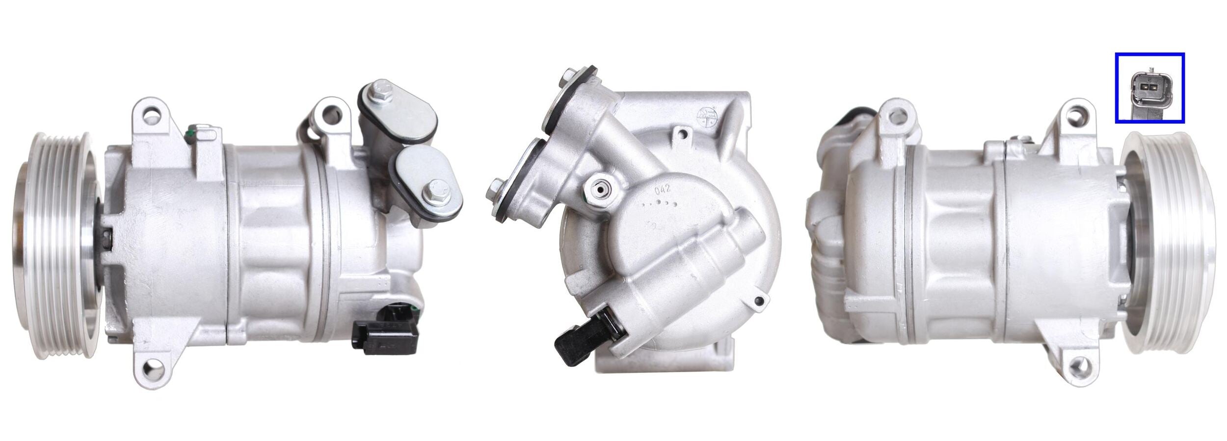 4DI750 Compressore aria condizionata (compressore A/C) Per PEUGEOT CITROEN Rigenerato