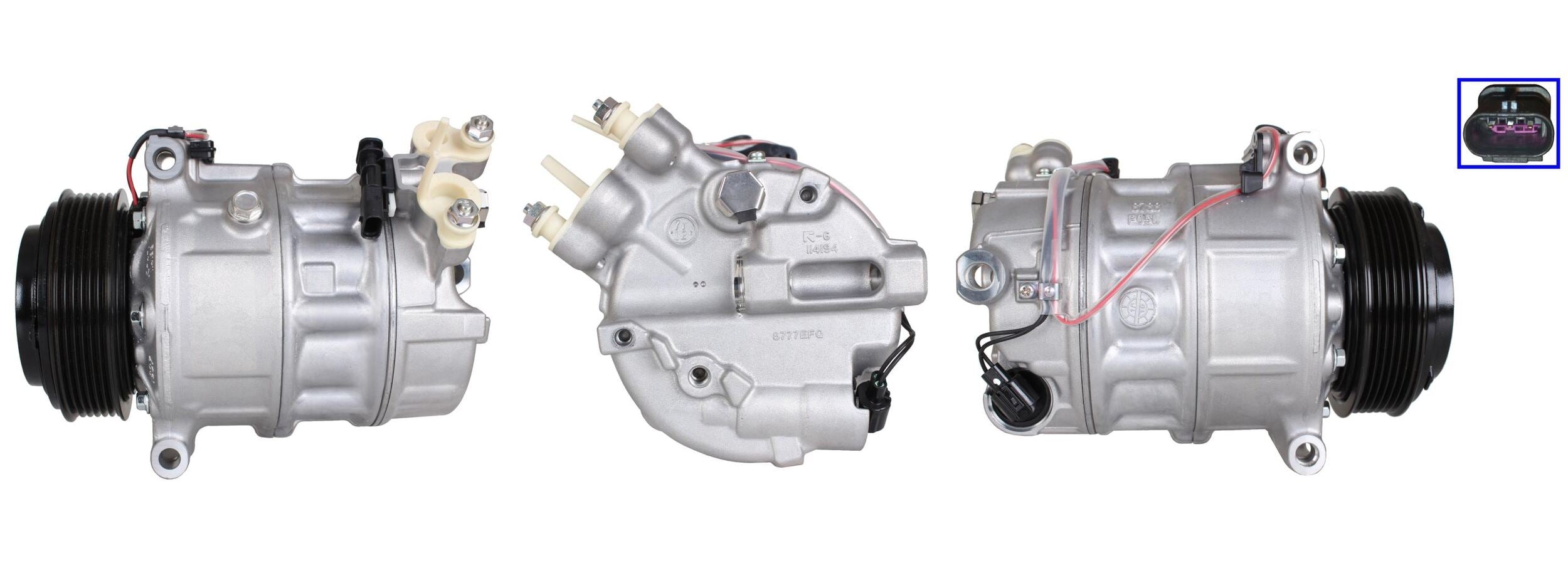 4DI475 Compressore aria condizionata (compressore A/C) Per LAND ROVER Rigenerato