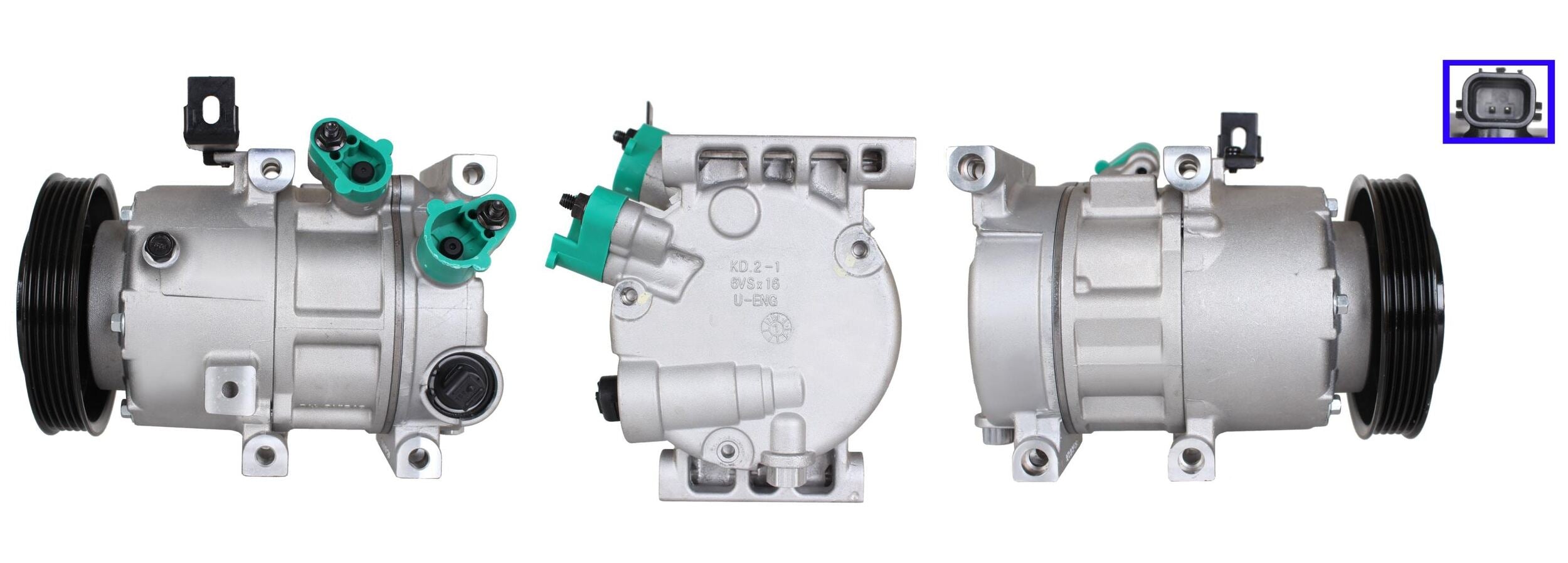 4DI370N Compressore aria condizionata (compressore A/C) Per HYUNDAI KIA Nuovo
