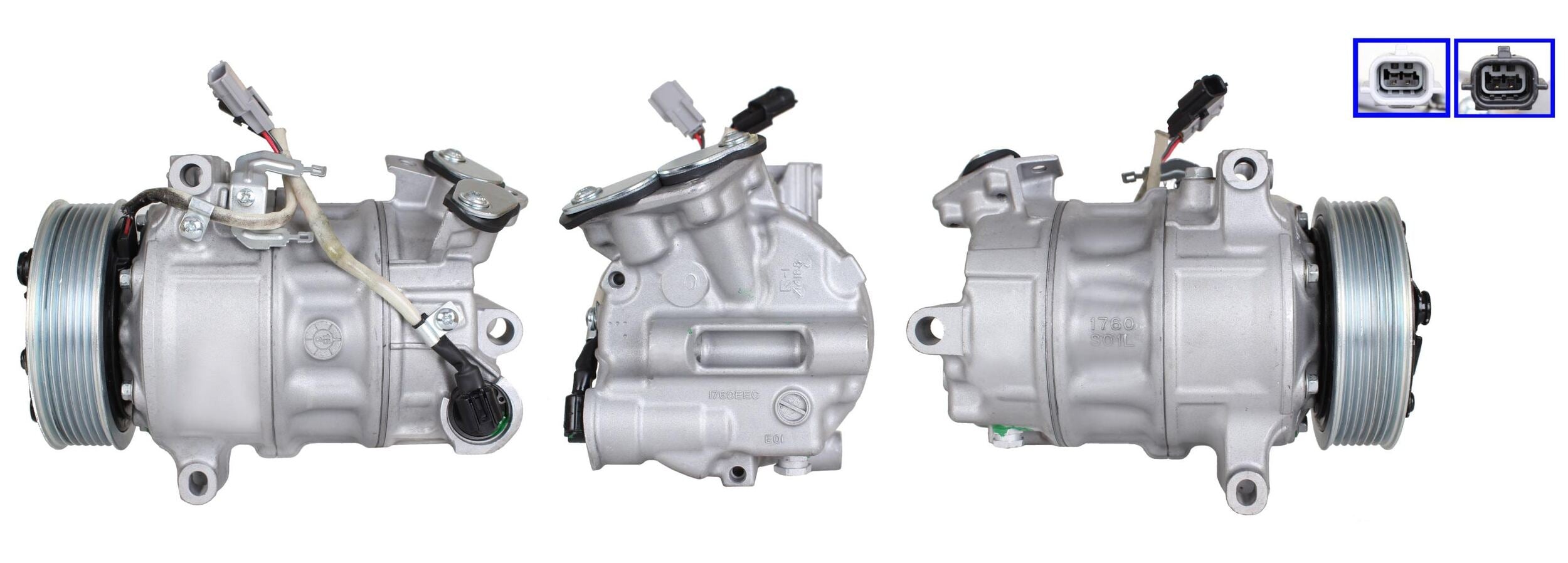 4DI044 Compressore aria condizionata (compressore A/C) Per RENAULT Rigenerato