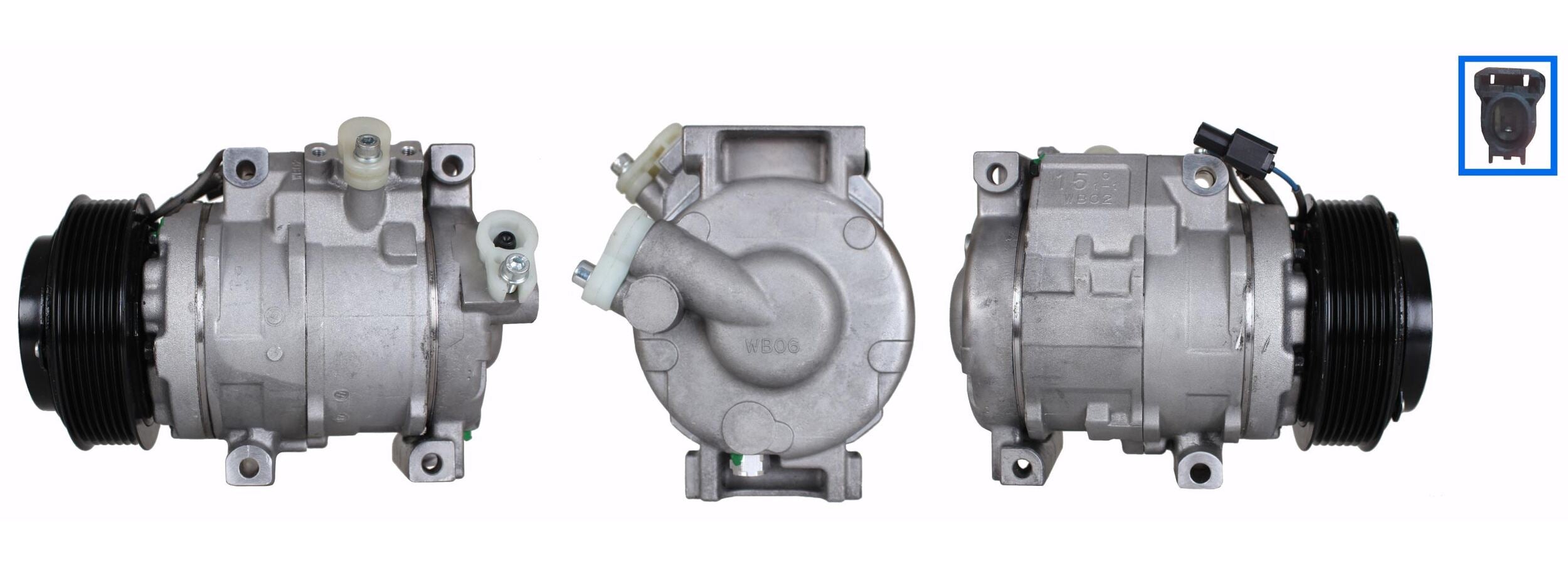 4DI287 Compressore aria condizionata (compressore A/C) Per HONDA Rigenerato