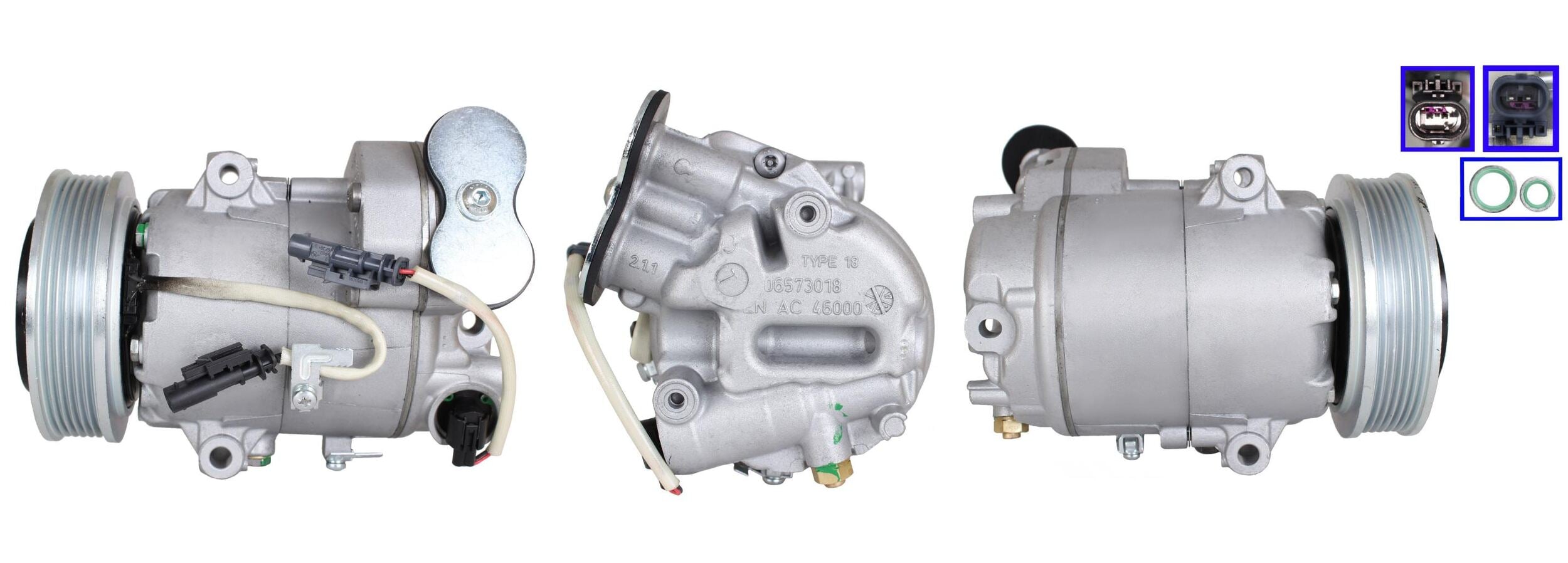 4DI170 ΣΥΜΠΙΕΣΤΗΣ ΚΛΙΜΑΤΙΣΜΟΥ (ΚΟΜΠΡΕΣΕΡ A/C) ΓΙΑ DAEWOO CHEVROLET OPEL ΑΝΑΚΑΤΑΣΚΕΥΑΣΜΕΝΟΣ