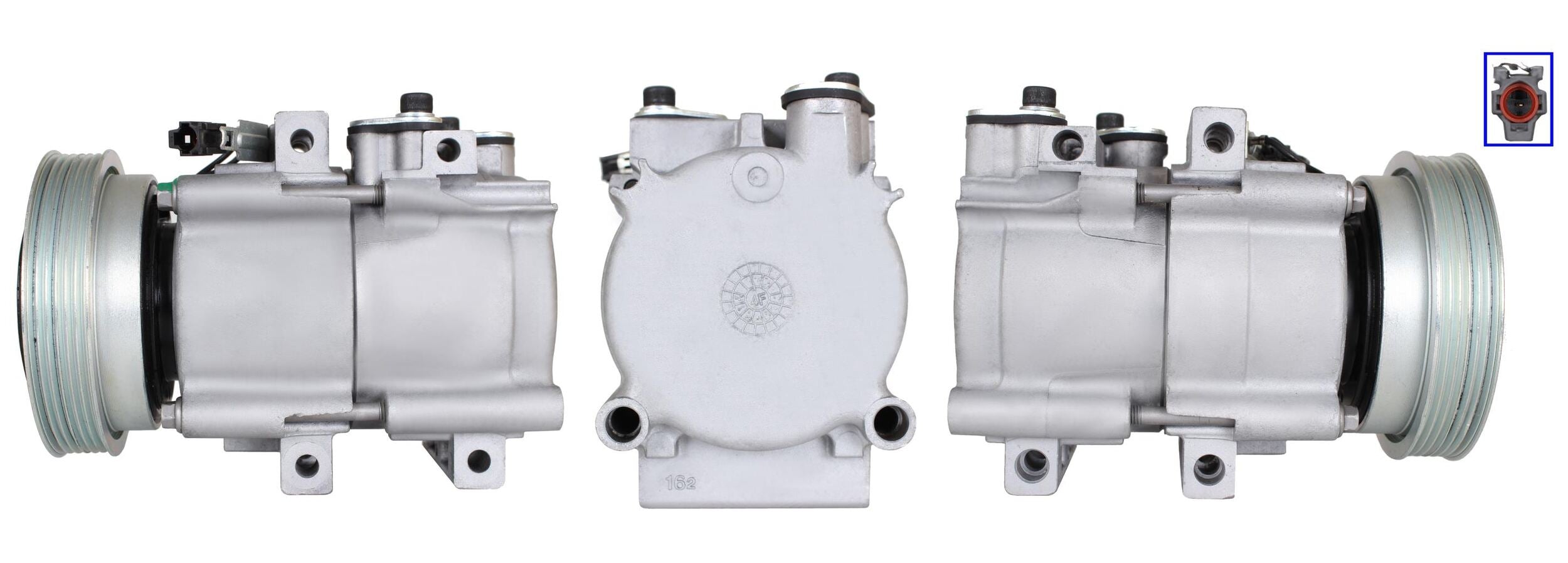 4DI373 Compressore aria condizionata (compressore A/C) Per HYUNDAI KIA Rigenerato