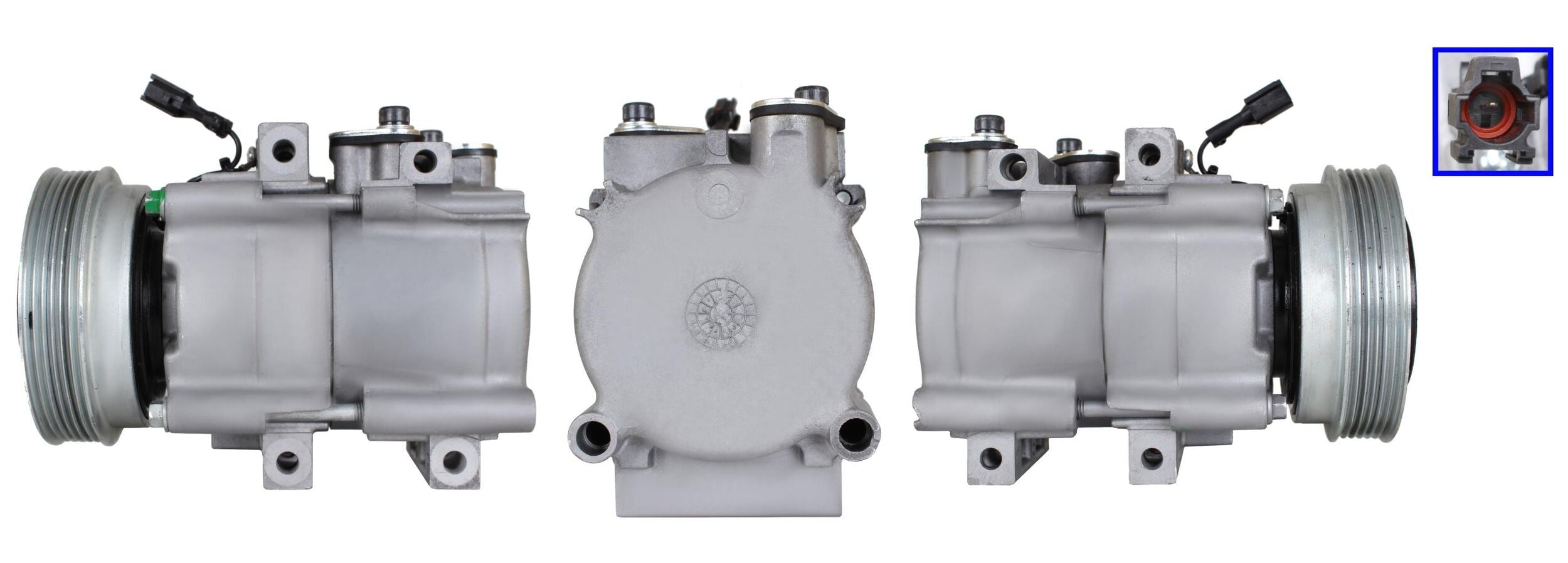 4DI374 Compressore aria condizionata (compressore A/C) Per HYUNDAI KIA Rigenerato