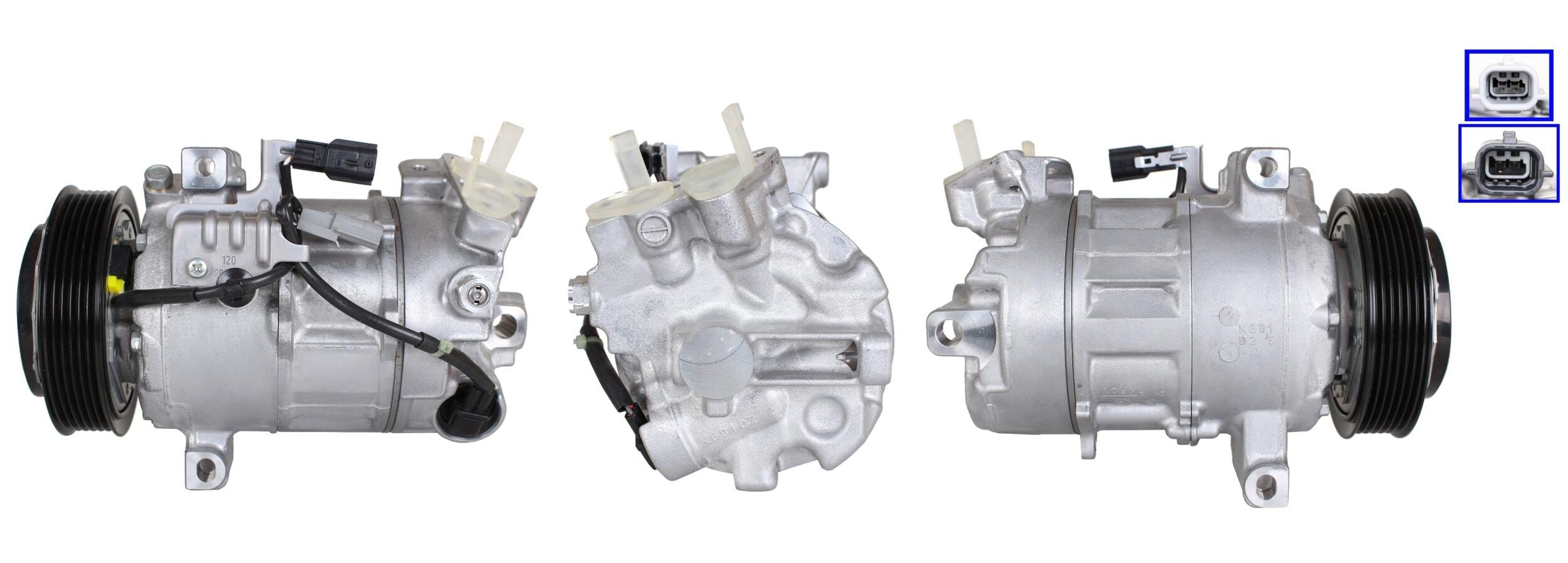 4DI628 Compressore aria condizionata (compressore A/C) Per NISSAN Rigenerato