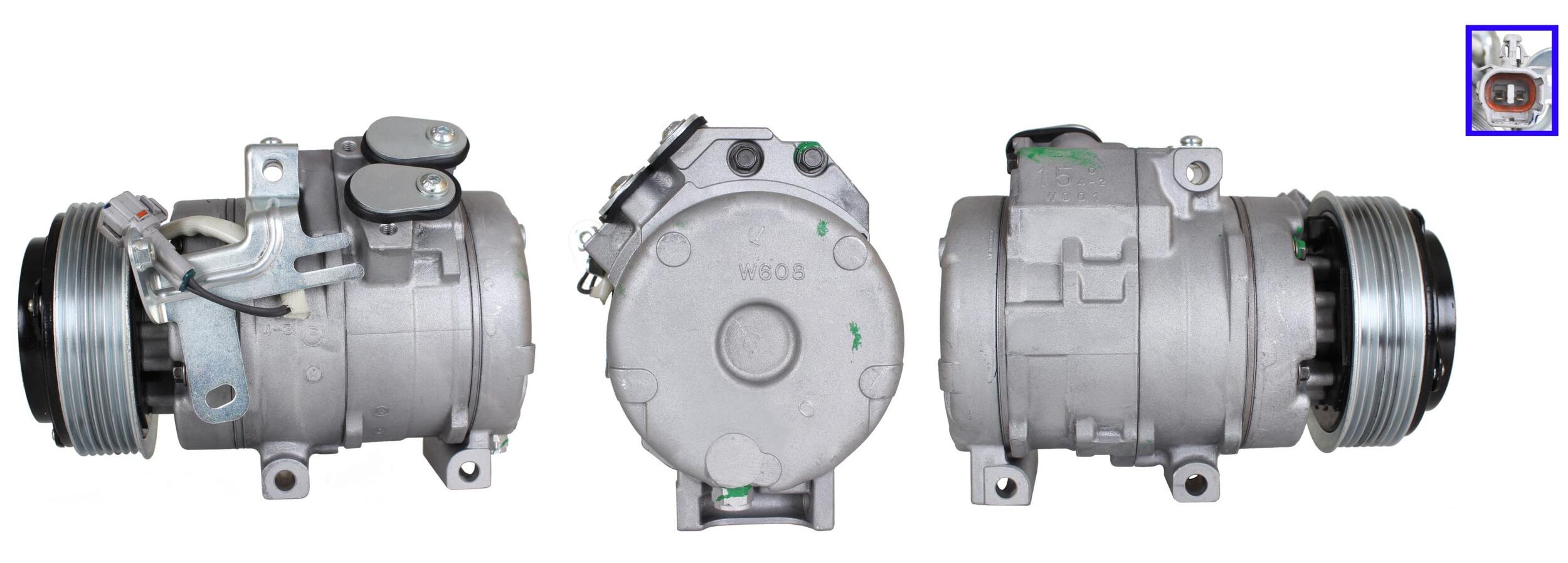 4DI808 Compressore aria condizionata (compressore A/C) Per SUBARU Rigenerato
