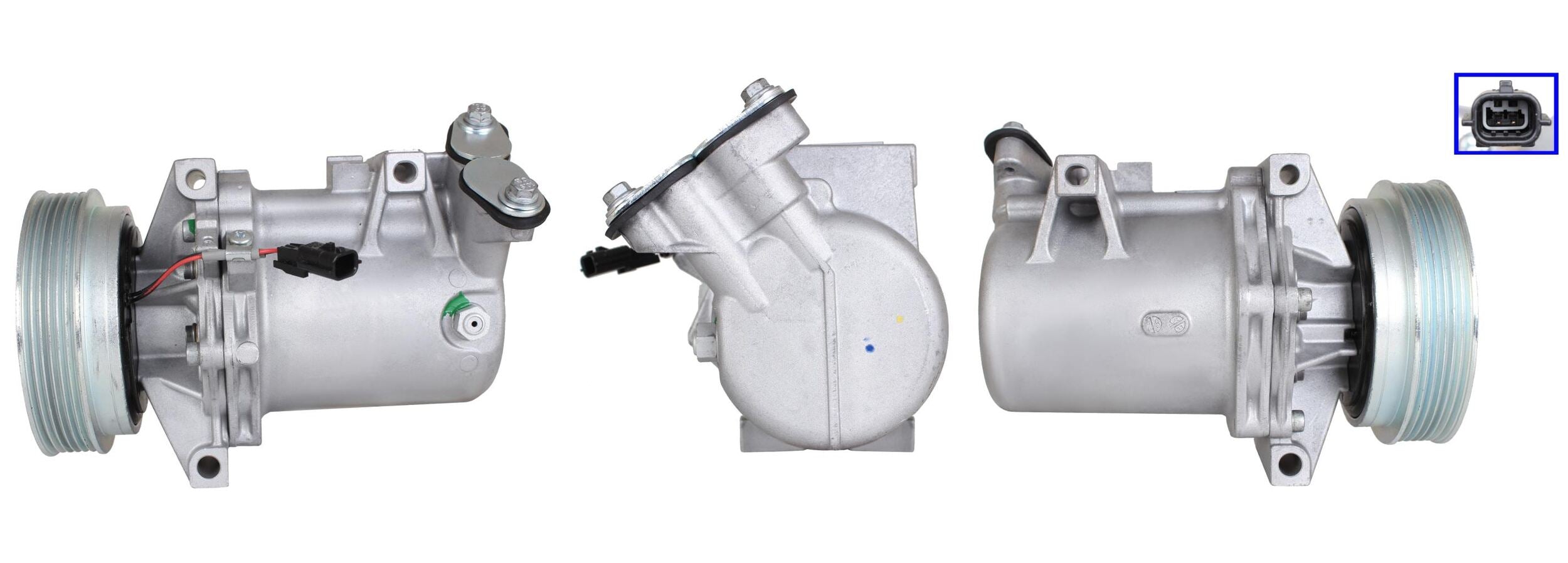 4DI629 Compressore aria condizionata (compressore A/C) Per NISSAN Rigenerato