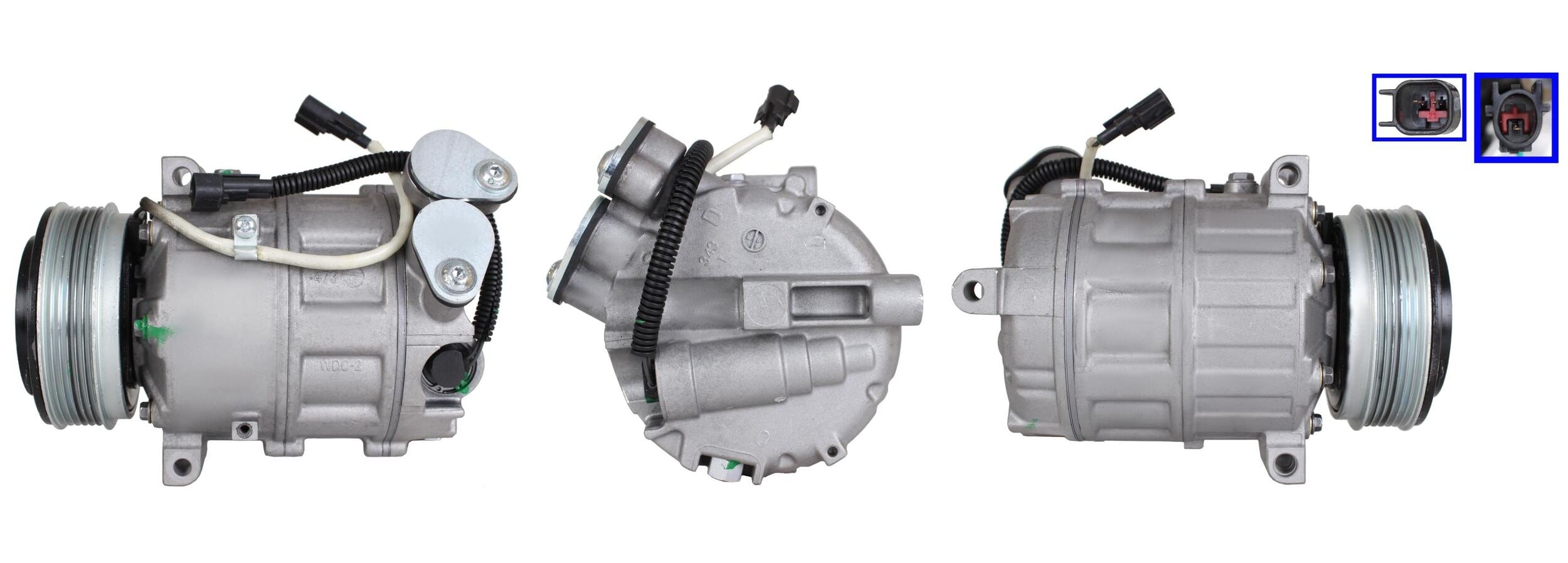 4DI911 Compressore aria condizionata (compressore A/C) Per VOLVO Rigenerato