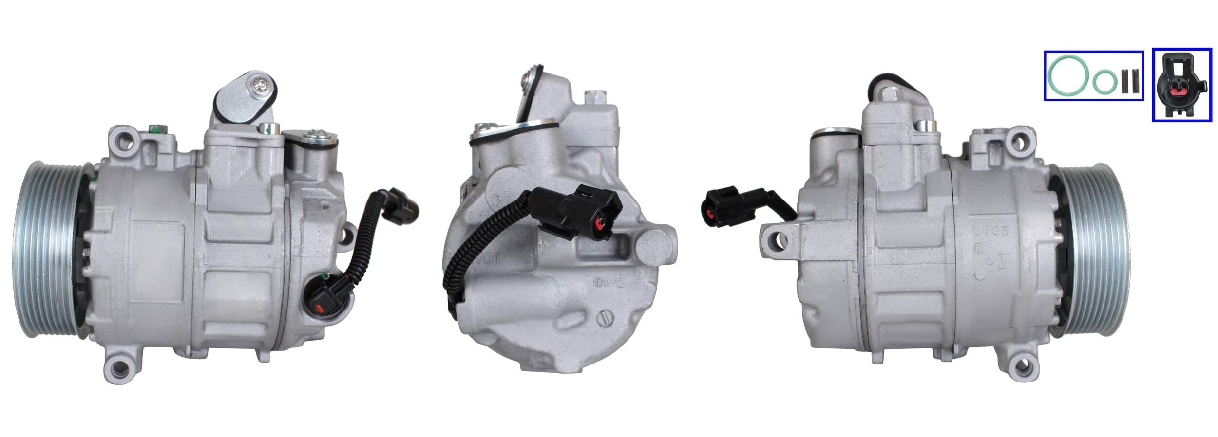 4DI474 Compressore aria condizionata (compressore A/C) Per LAND ROVER Rigenerato