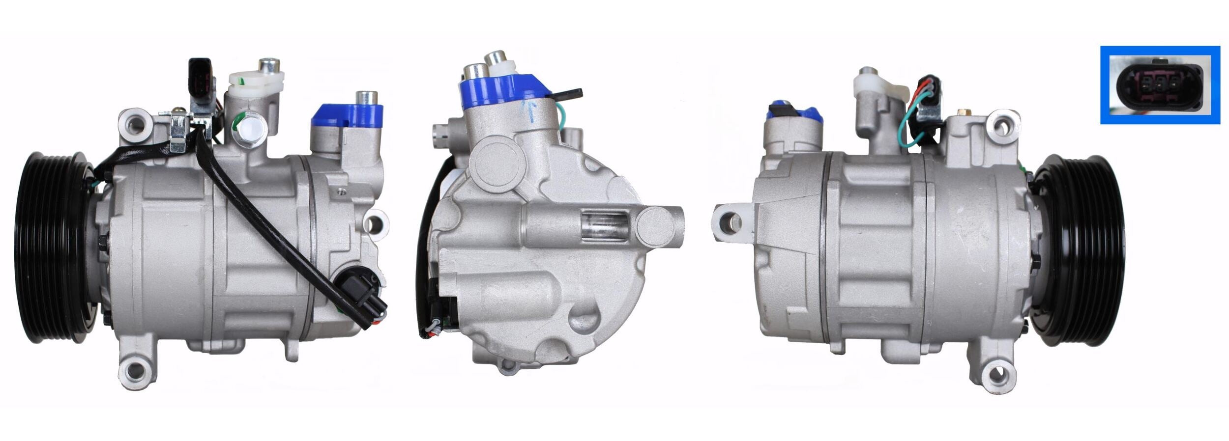 4DI112 Compressore aria condizionata (compressore A/C) Per AUDI VW SEAT SKODA CUPRA VAG Rigenerato
