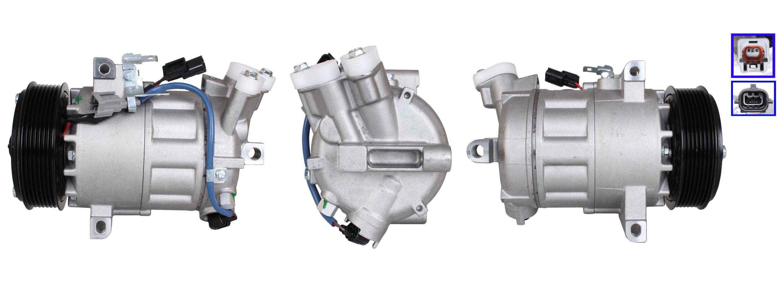 4DI046 Compressore aria condizionata (compressore A/C) Per RENAULT Rigenerato