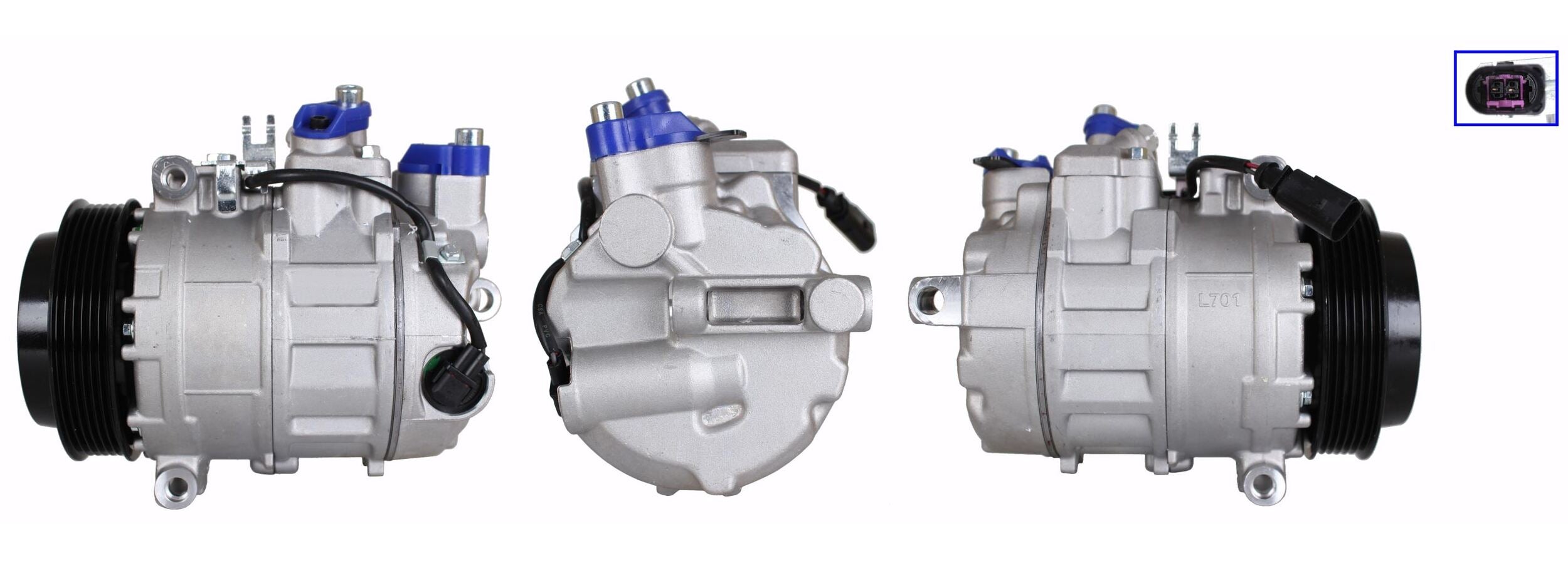 4DI768 Compressore aria condizionata (compressore A/C) Per PORSCHE Rigenerato