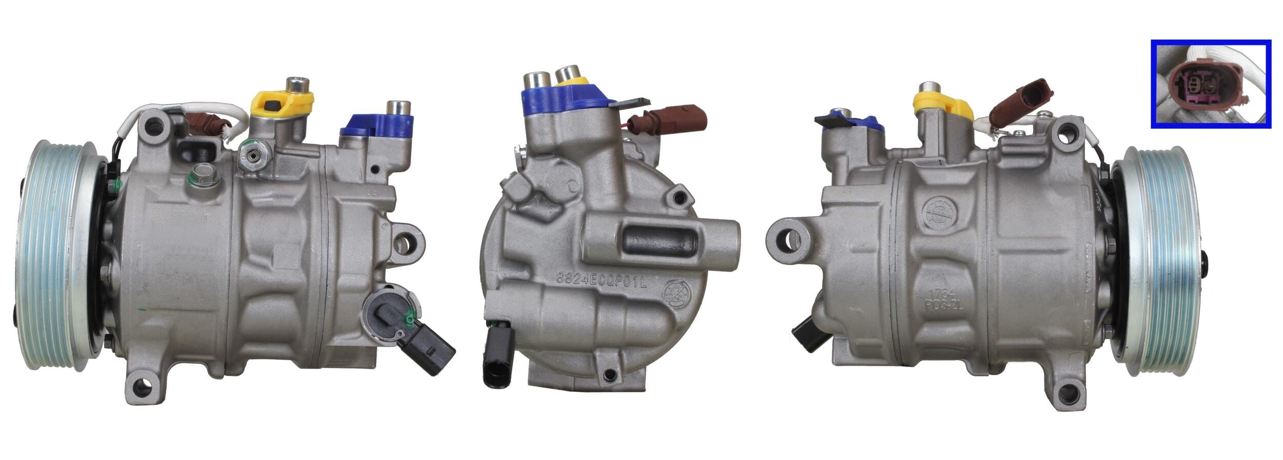 5DI066 Compressore aria condizionata (compressore A/C) Per AUDI Rigenerato