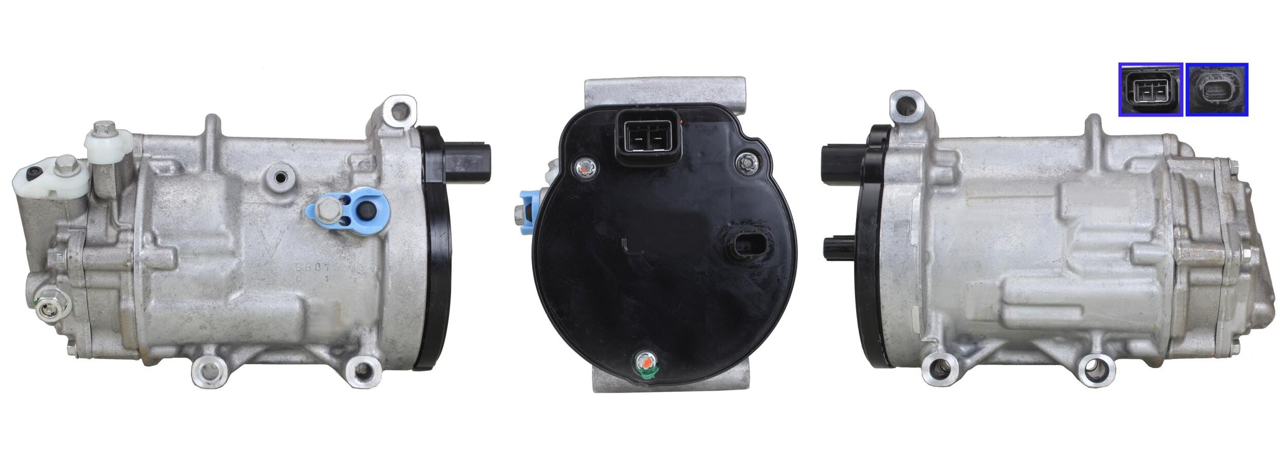 4DI880 Compressore aria condizionata (compressore A/C) Per TOYOTA Rigenerato