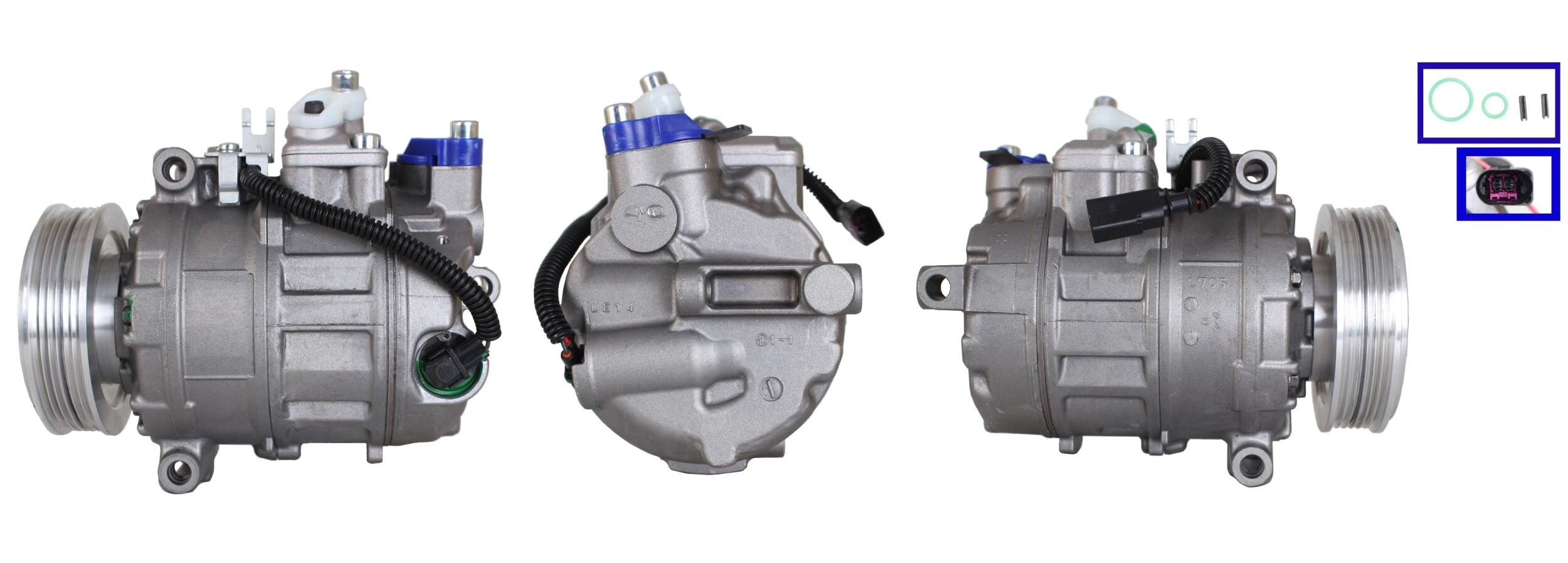 5DI025 Compressore aria condizionata (compressore A/C) Per PORSCHE VW Rigenerato
