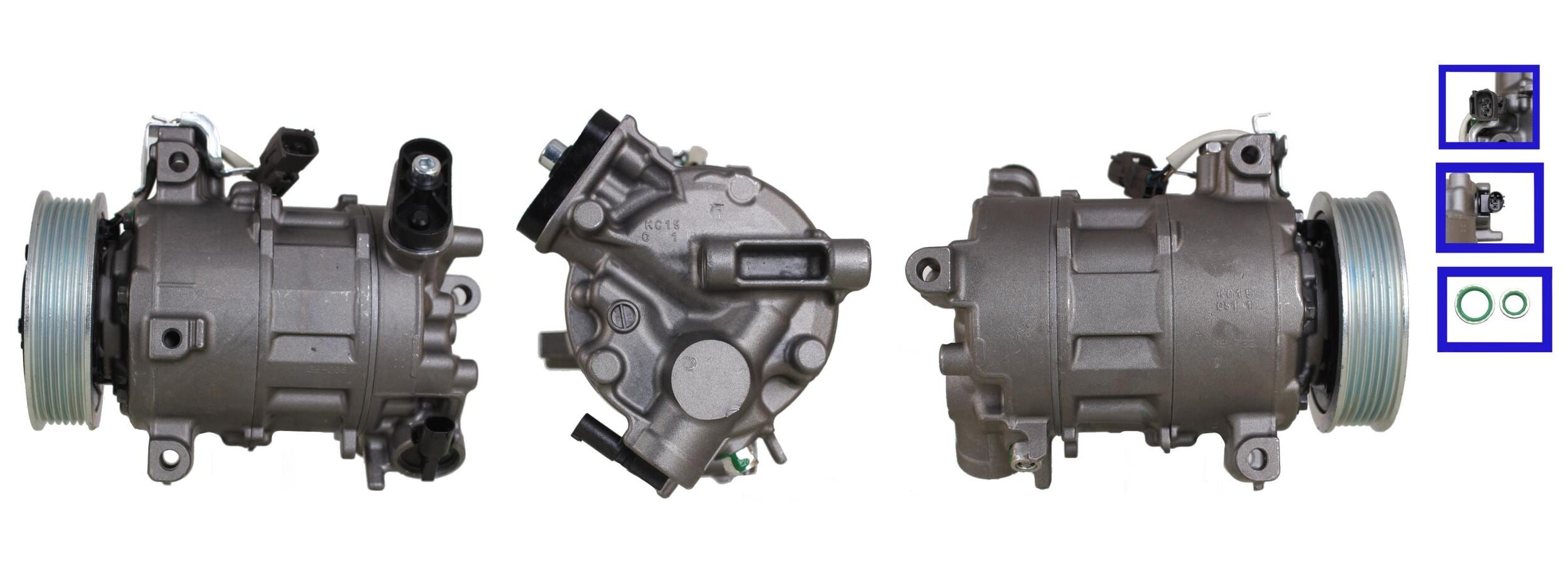 5DI044 Compressore aria condizionata (compressore A/C) Per JEEP Rigenerato