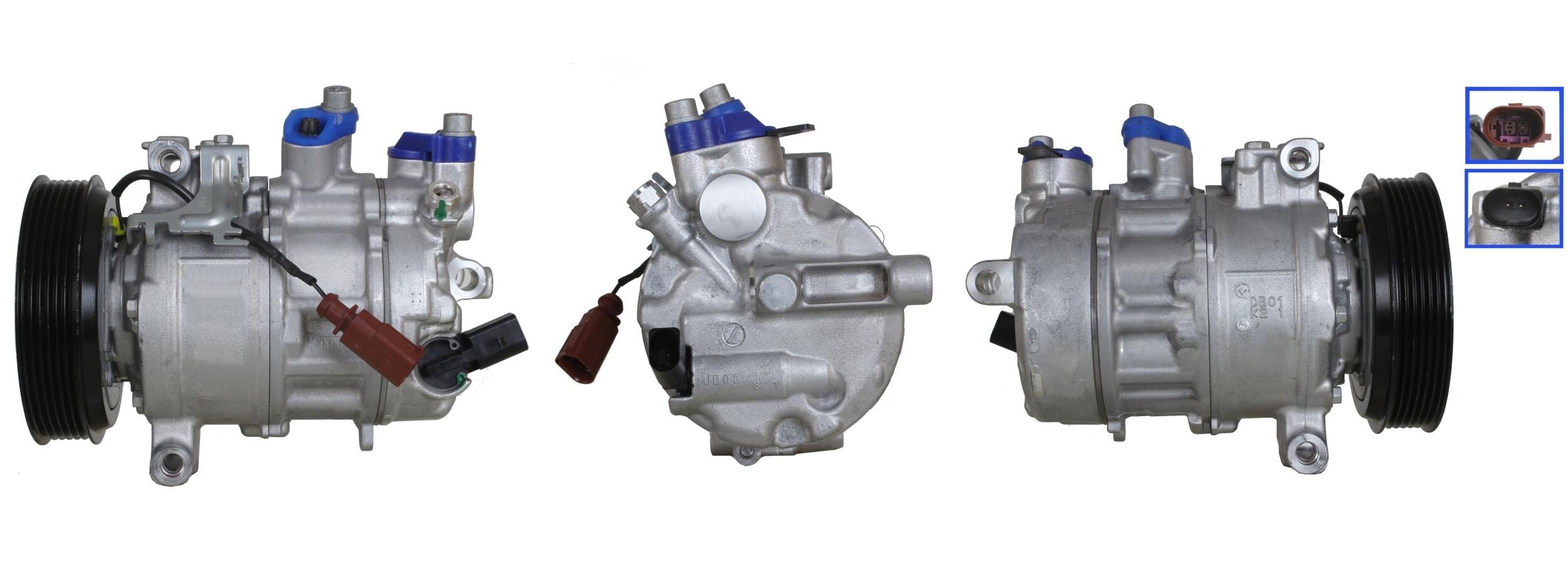 5DI053N Compressore aria condizionata (compressore A/C) Per AUDI VW SKODA Nuovo