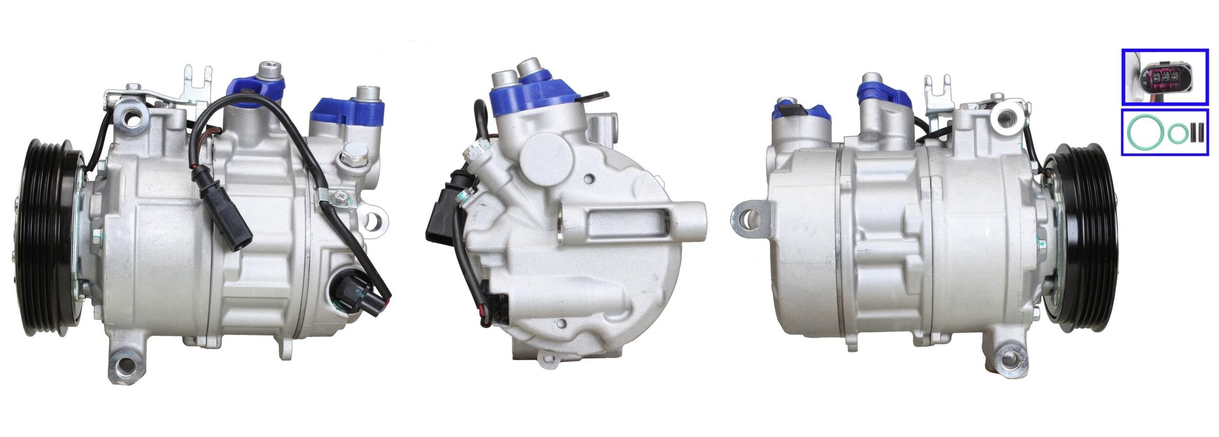 5DI069 Compressore aria condizionata (compressore A/C) Per AUDI Rigenerato