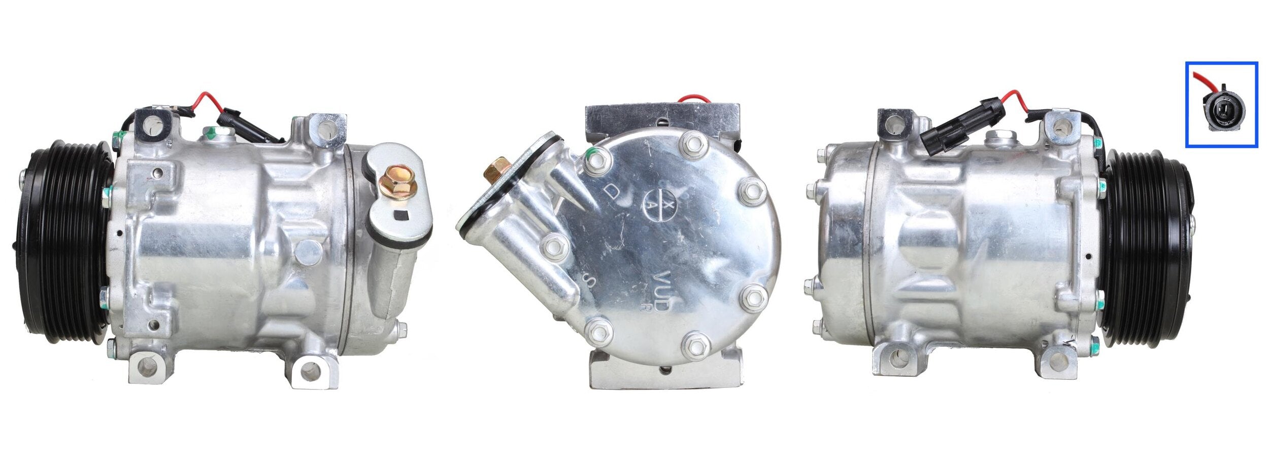 5DI075 Compressore aria condizionata (compressore A/C) Per FIAT Rigenerato