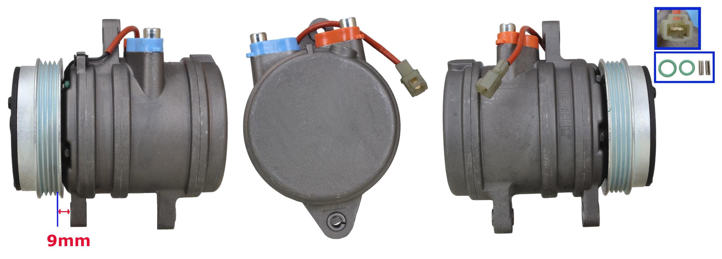 4DI157 Compressore aria condizionata (compressore A/C) Per DAEWOO CHEVROLET OPEL Rigenerato