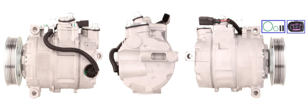 DI760 Compressore aria condizionata (compressore A/C) Per AUDI VW SEAT SKODA CUPRA VAG Rigenerato