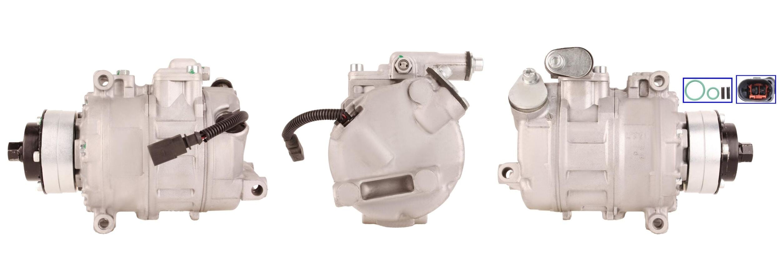 DI983 Compressore aria condizionata (compressore A/C) Per AUDI VW SEAT SKODA CUPRA VAG Rigenerato