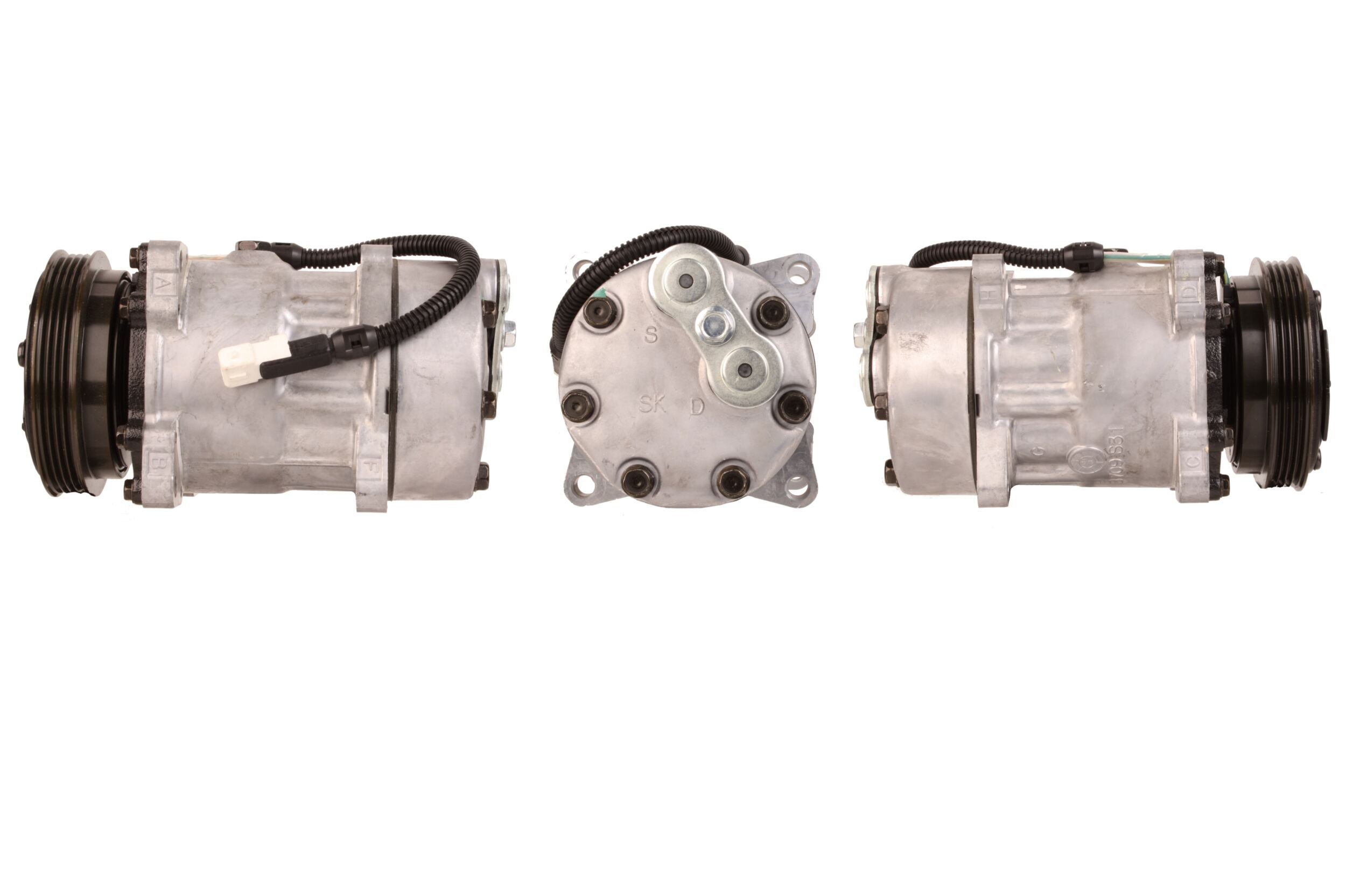 4DI722 Compressore aria condizionata (compressore A/C) Per PEUGEOT CITROEN Rigenerato