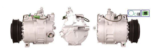 4DI061 Compressore aria condizionata (compressore A/C) Per AUDI VW SEAT SKODA CUPRA VAG Rigenerato