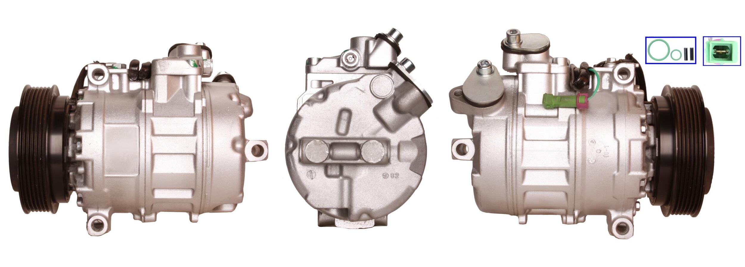 4DI073 Compressore aria condizionata (compressore A/C) Per AUDI VW SEAT SKODA CUPRA VAG Rigenerato