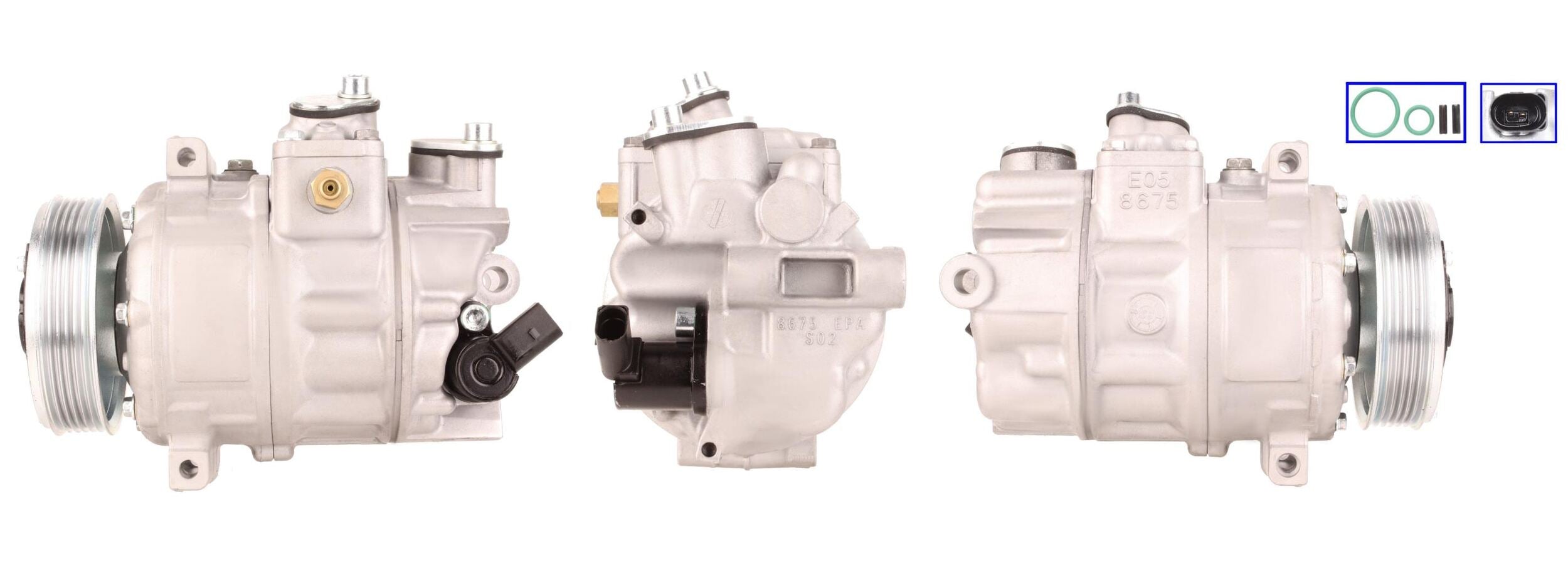 DI0390N ΣΥΜΠΙΕΣΤΗΣ ΚΛΙΜΑΤΙΣΜΟΥ (ΚΟΜΠΡΕΣΕΡ A/C) ΓΙΑ AUDI VW SEAT SKODA CUPRA VAG ΚΑΙΝΟΥΡΙΟΣ